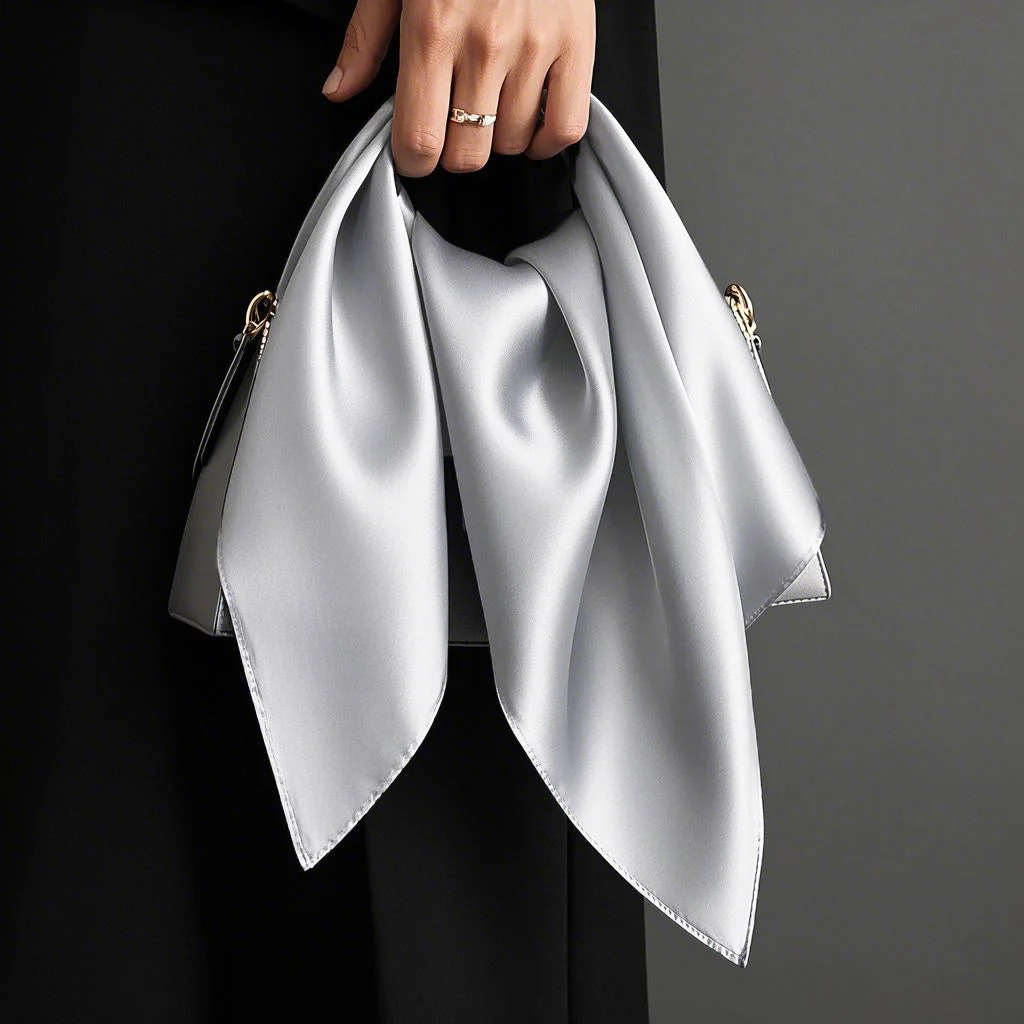 100% Mulberry Silk Square Scarf 53*53cm/21 - Image 28
