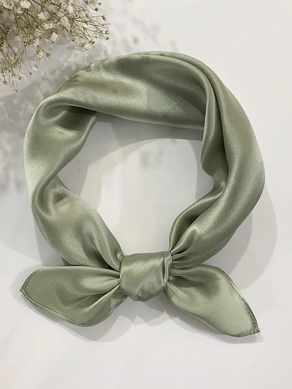 100% Mulberry Silk Square Scarf 53*53cm/21 - Image 40