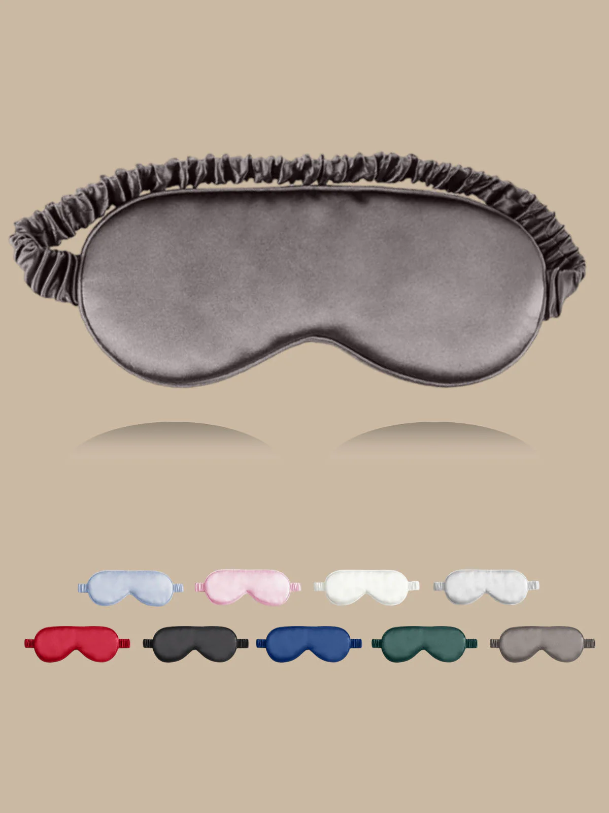 100% Mulberry Silk Sleep Eye Mask with Elastic Band - Image 50