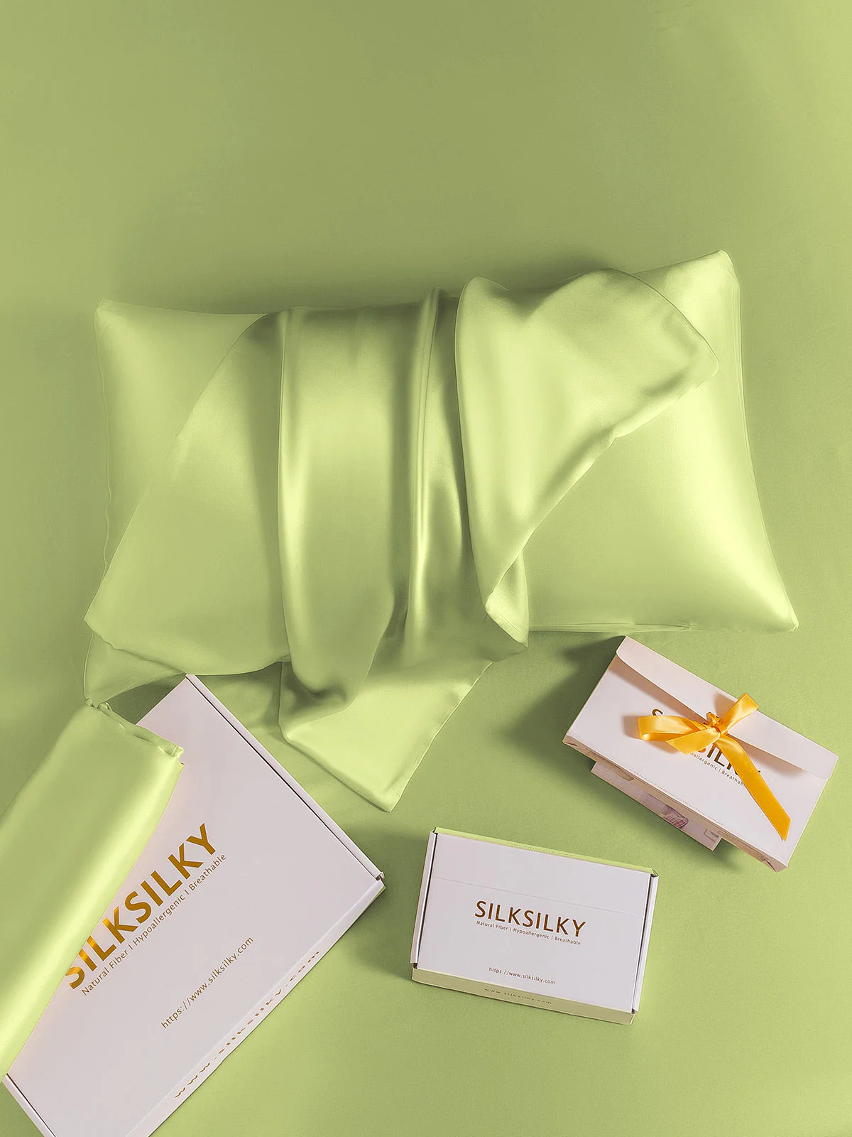 19Momme 100% Mulberry Silk Pillowcase - Hidden Zipper - Image 105