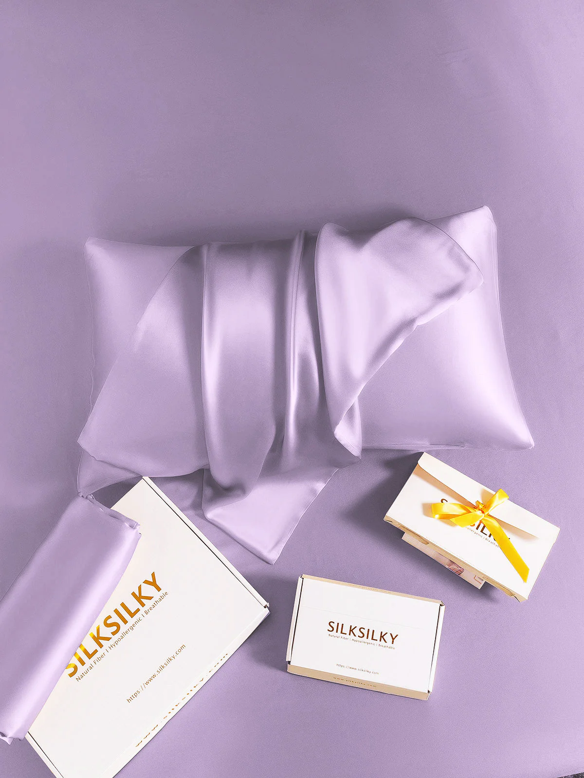 19Momme 100% Mulberry Silk Pillowcase - Hidden Zipper - Image 110