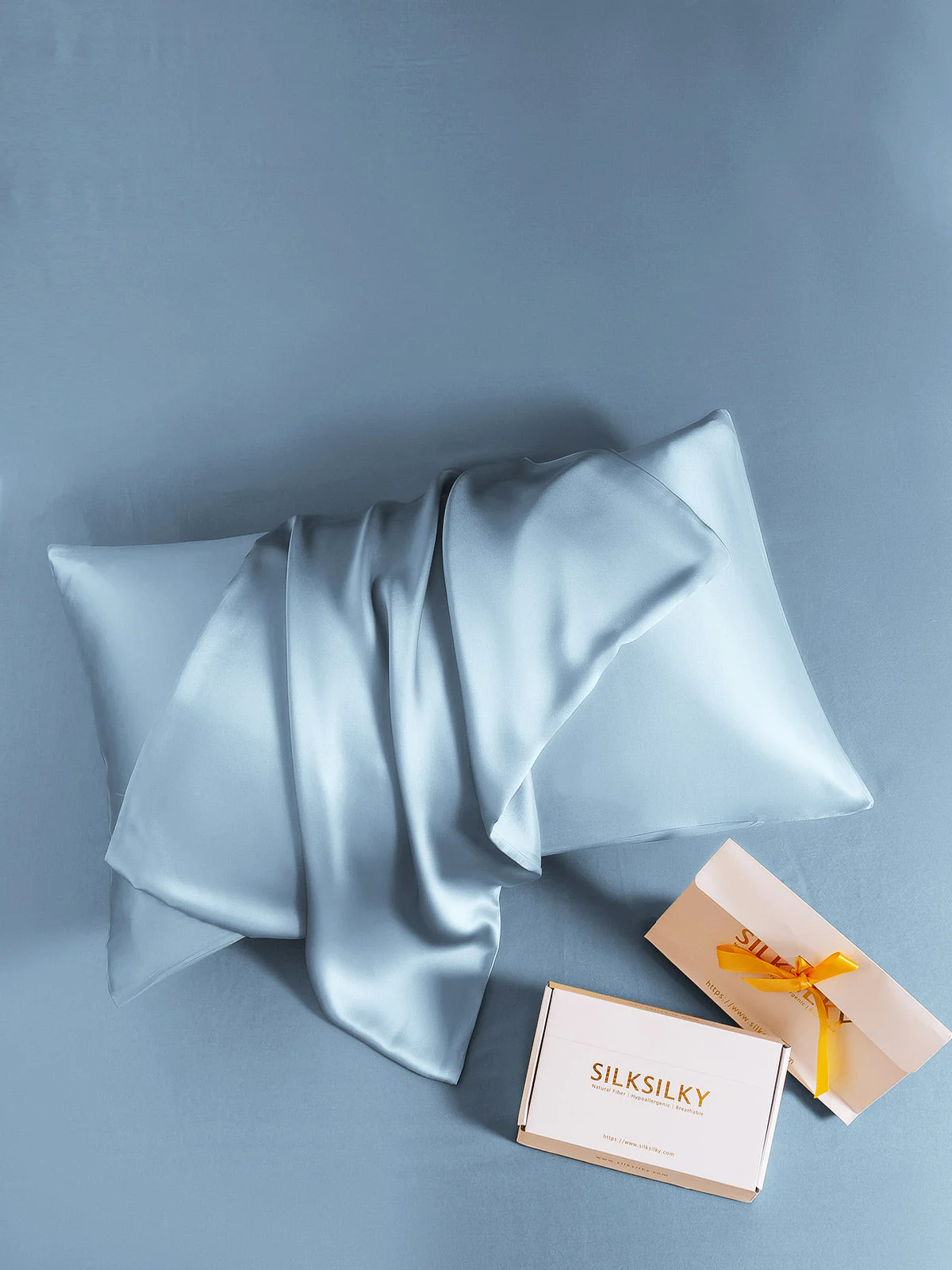 19Momme 100% Mulberry Silk Pillowcase - Hidden Zipper - Image 97