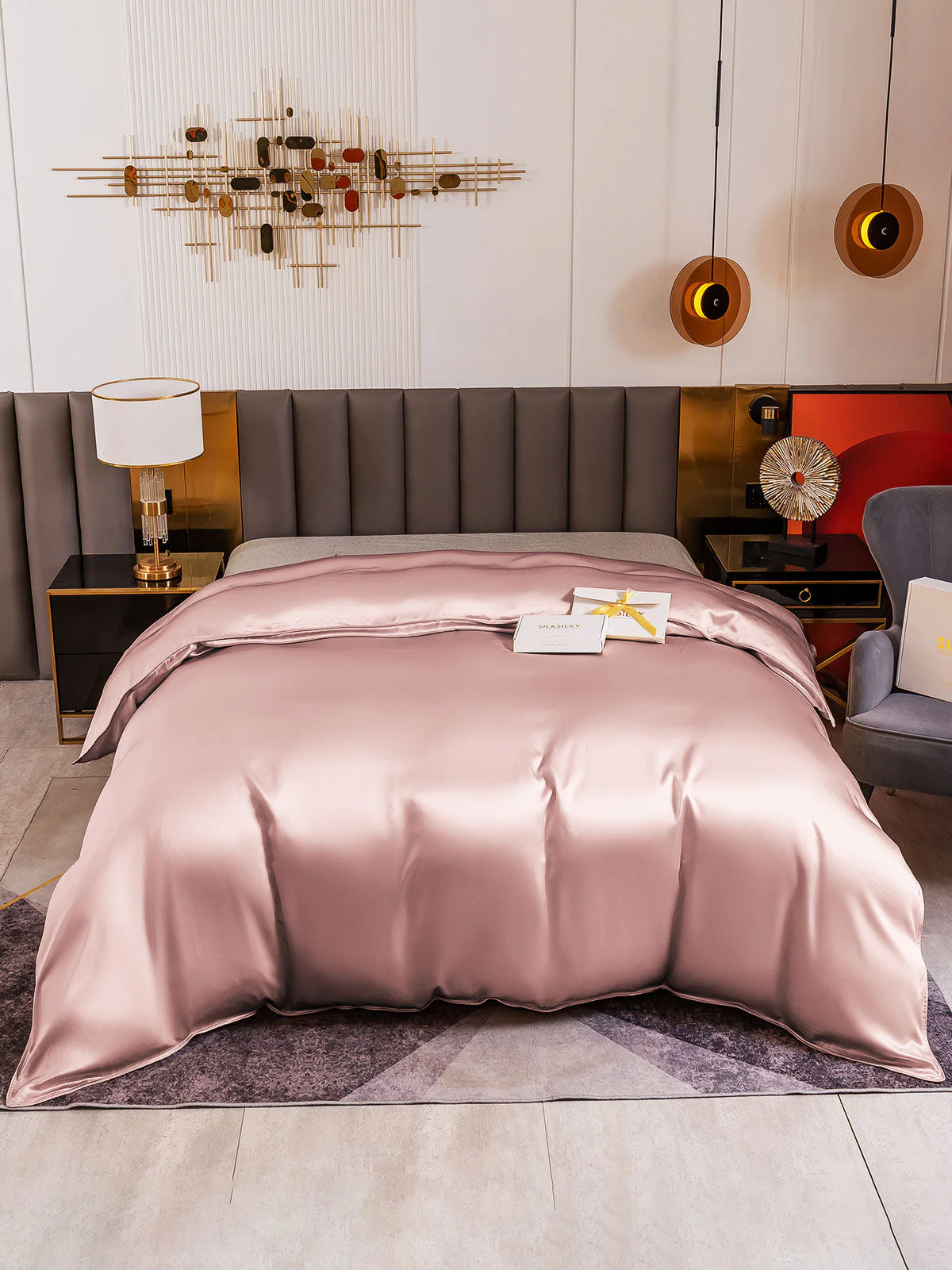 19Momme Mulberry Silk Seamless Duvet Cover - Image 49
