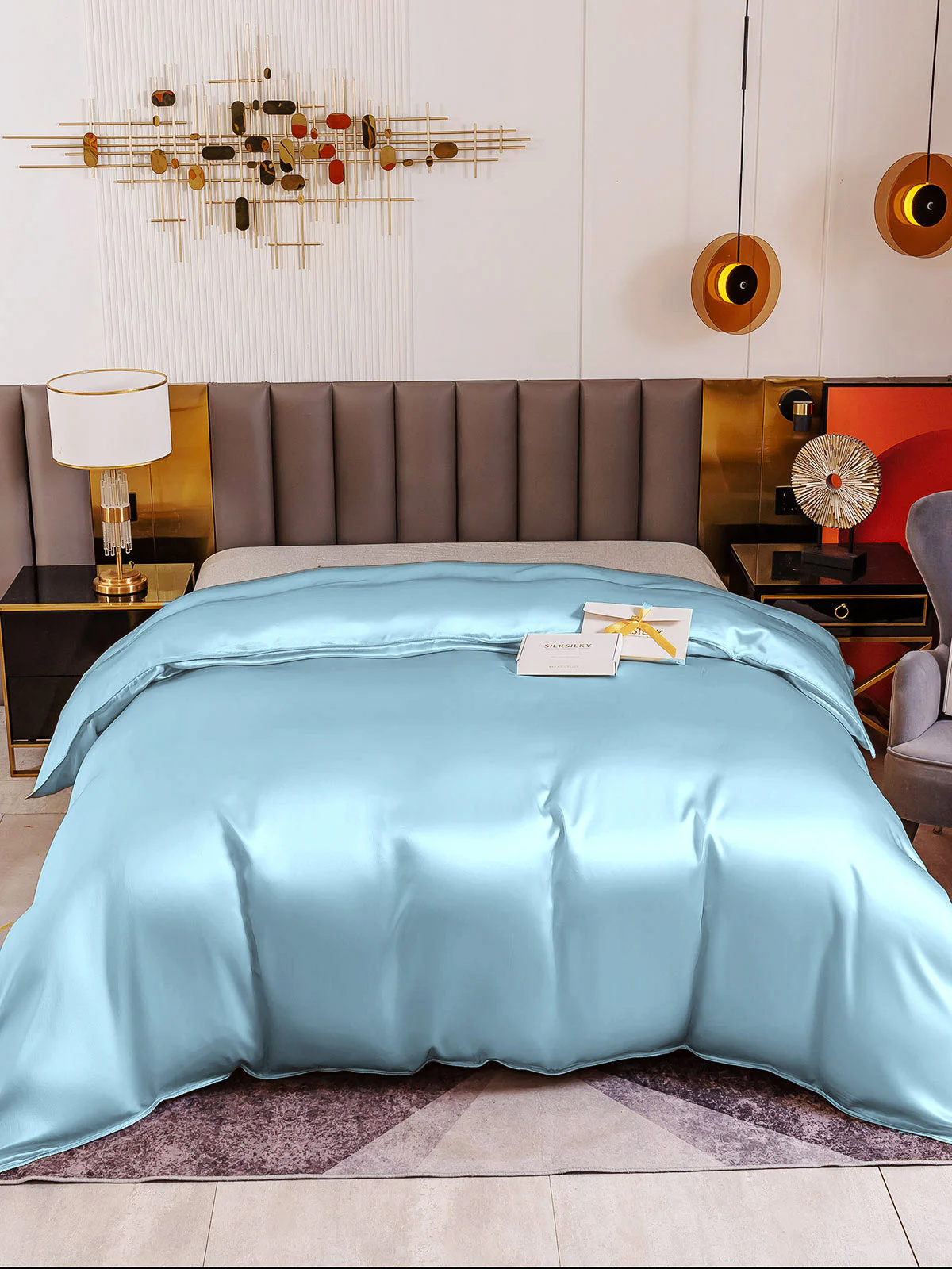 19Momme Mulberry Silk Seamless Duvet Cover - Image 52