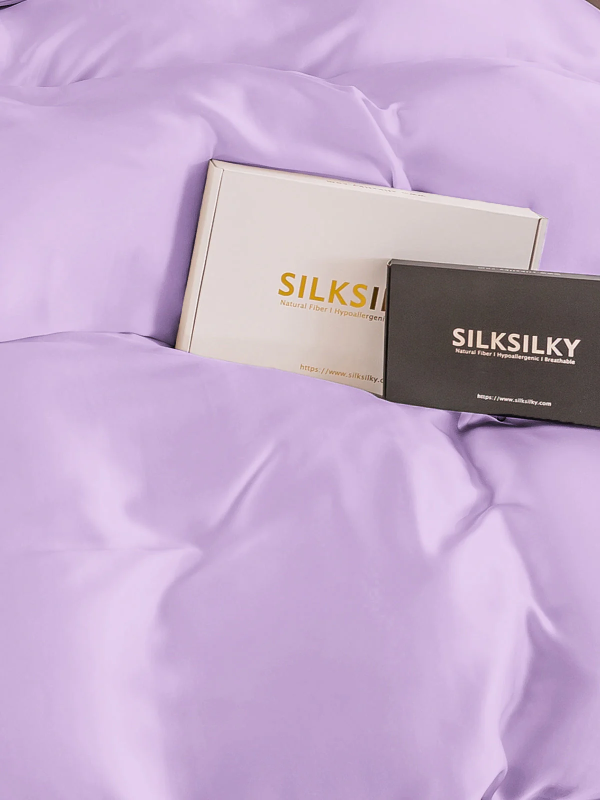 19Momme Mulberry Silk Seamless Duvet Cover - Image 59