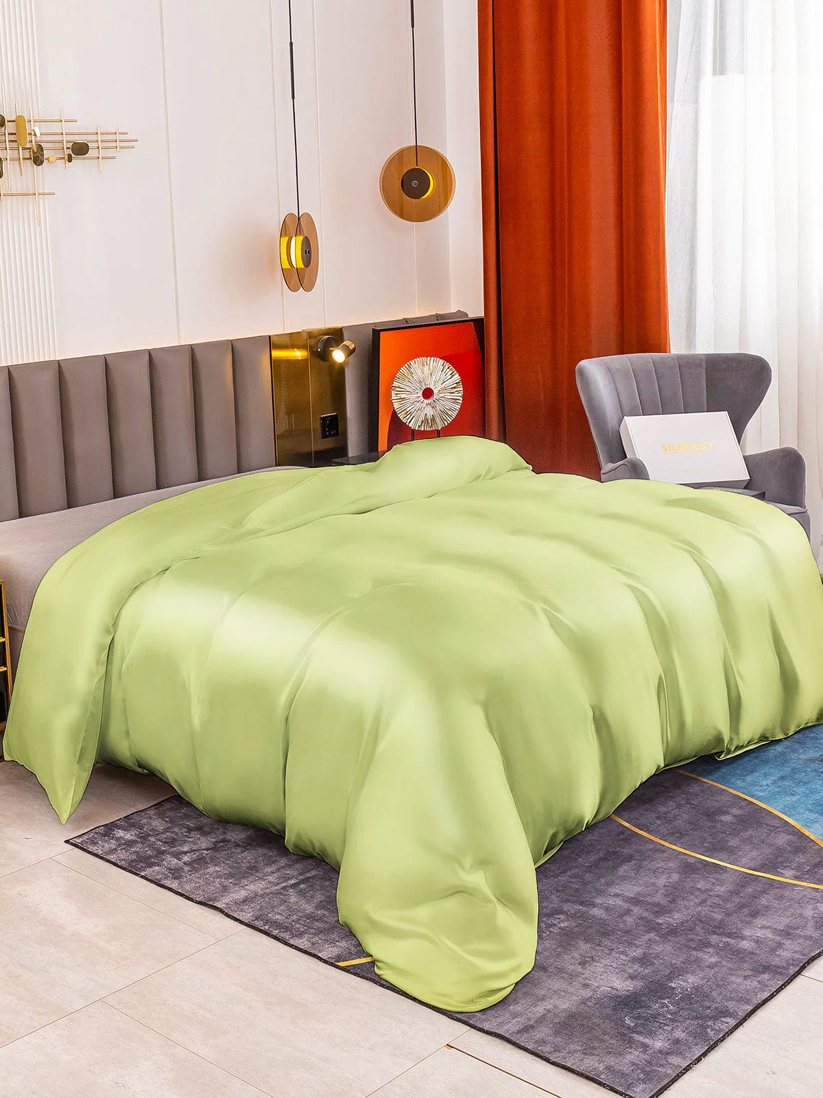 19Momme Mulberry Silk Seamless Duvet Cover - Image 60