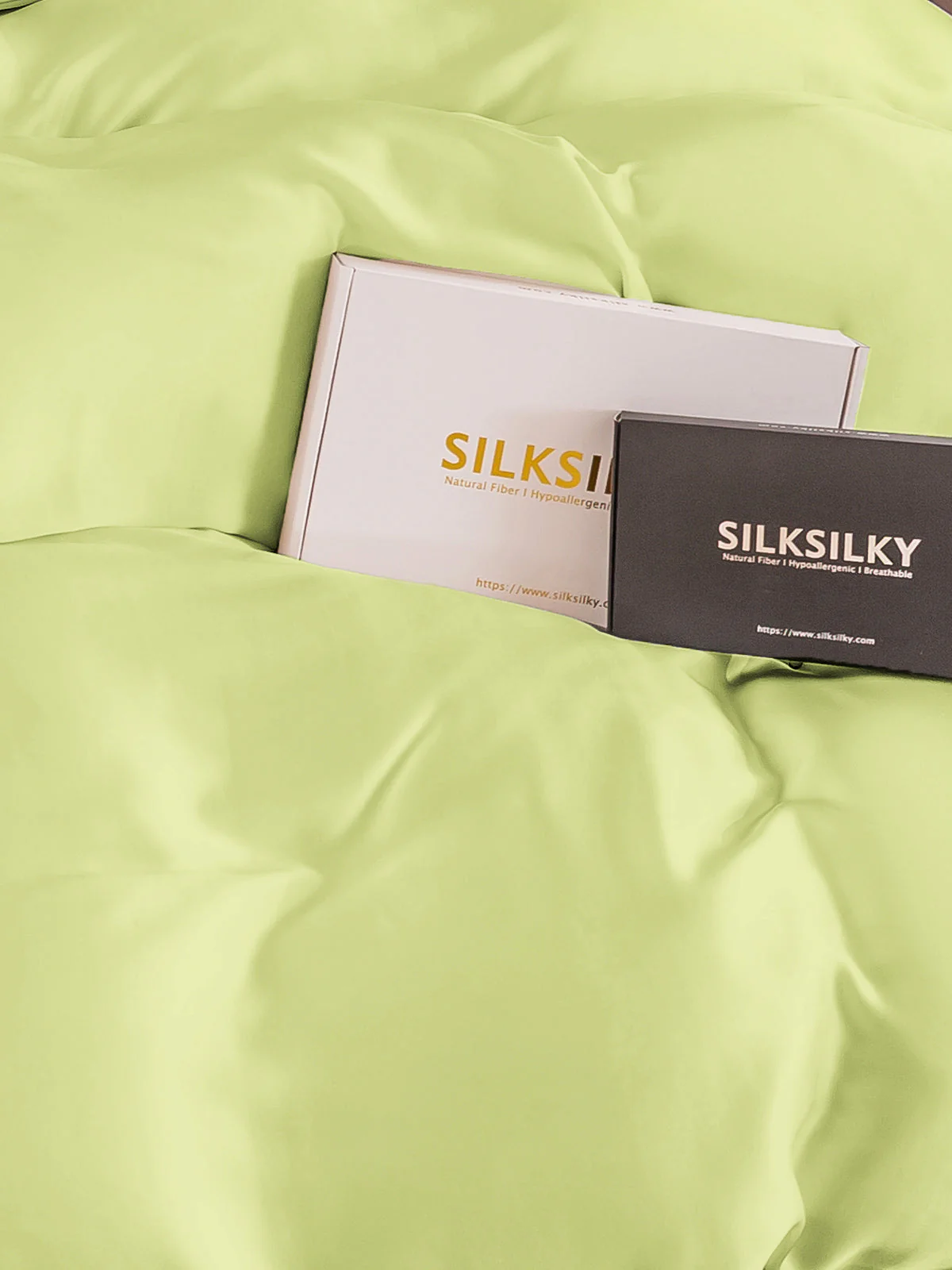 19Momme Mulberry Silk Seamless Duvet Cover - Image 62