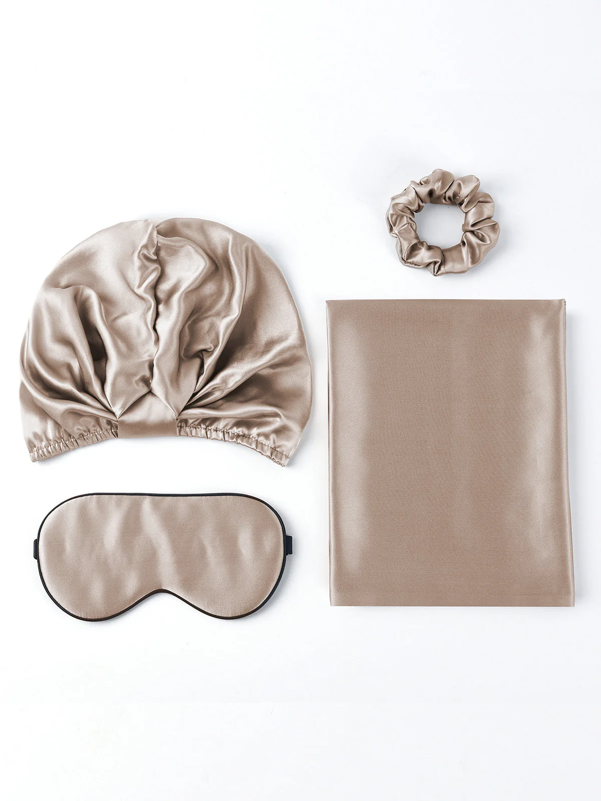 19Momme Silk Skin-Friendly Beauty Sleep 4Pcs Set (Hidden Zipper Pillowcase) - Image 10
