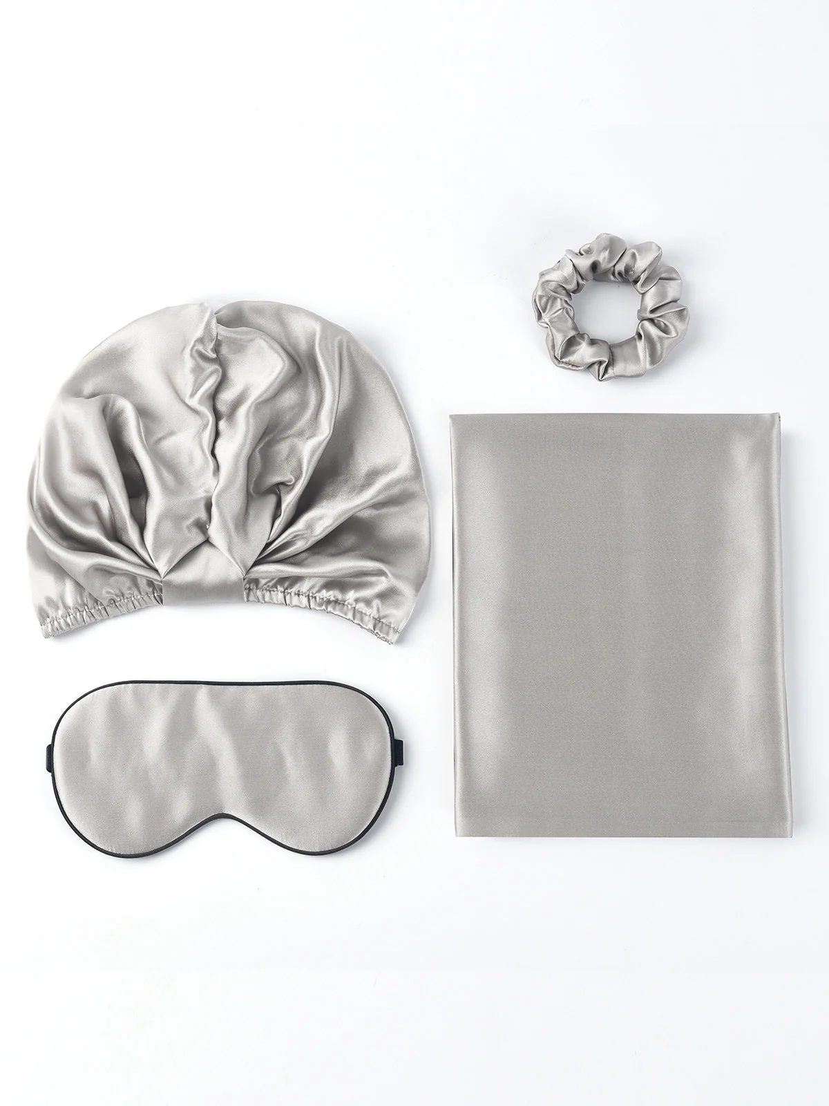 19Momme Silk Skin-Friendly Beauty Sleep 4Pcs Set (Hidden Zipper Pillowcase) - Image 30