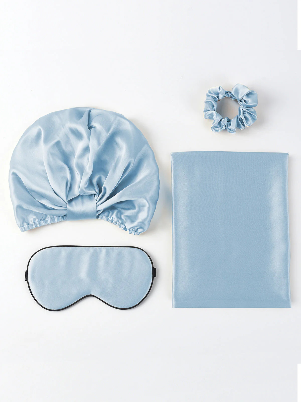 19Momme Silk Skin-Friendly Beauty Sleep 4Pcs Set (Hidden Zipper Pillowcase) - Image 35