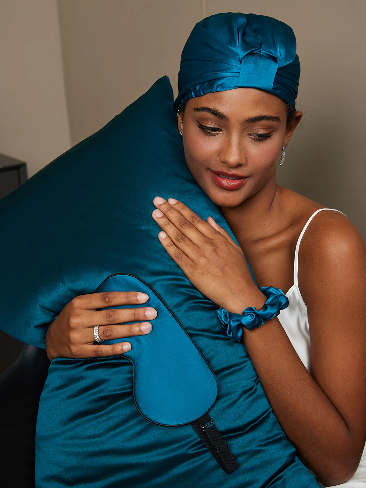 19Momme Silk Skin-Friendly Beauty Sleep 4Pcs Set (Hidden Zipper Pillowcase) - Image 56