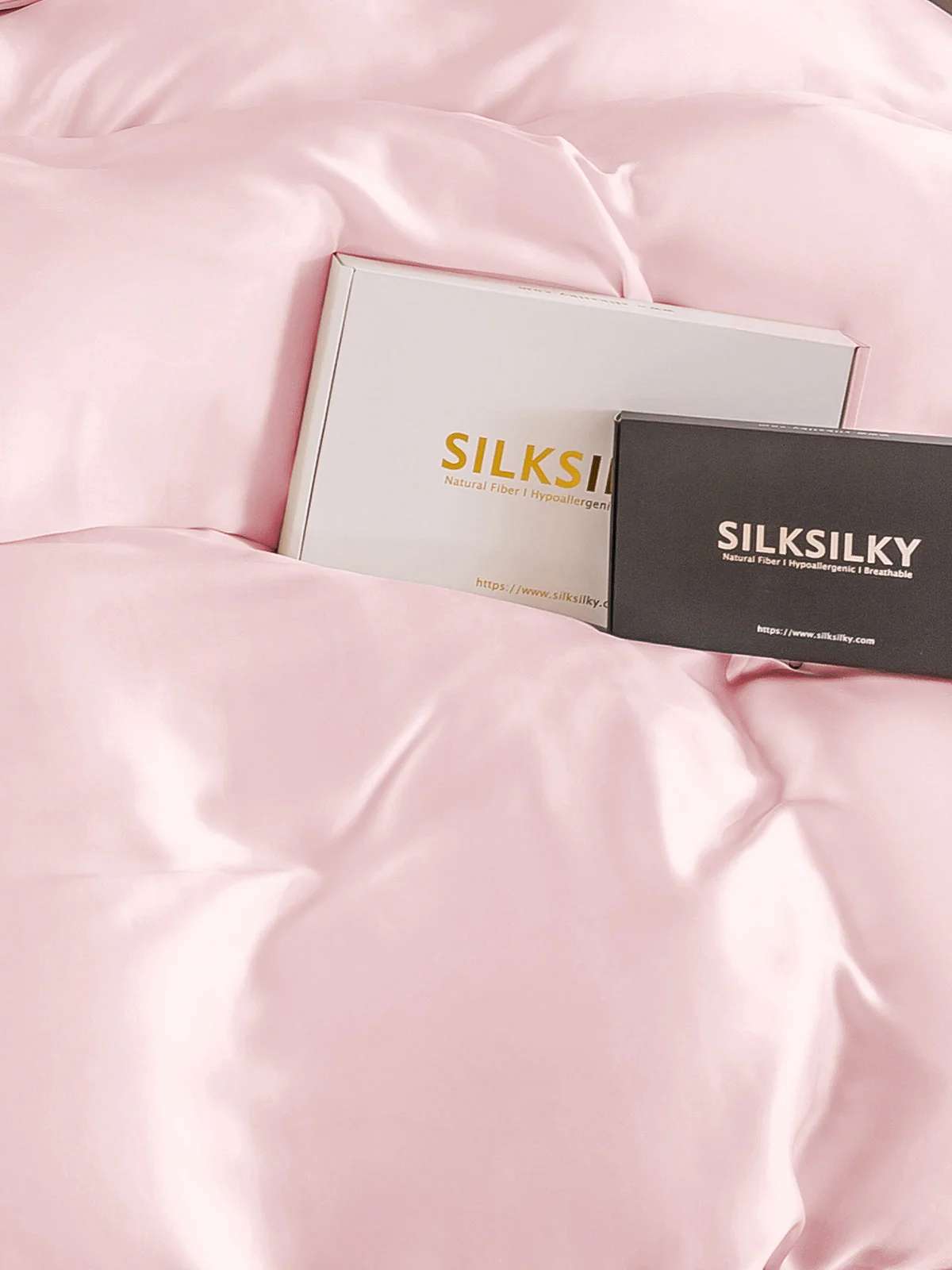 22Momme Mulberry Silk Seamless Duvet Cover - Image 33