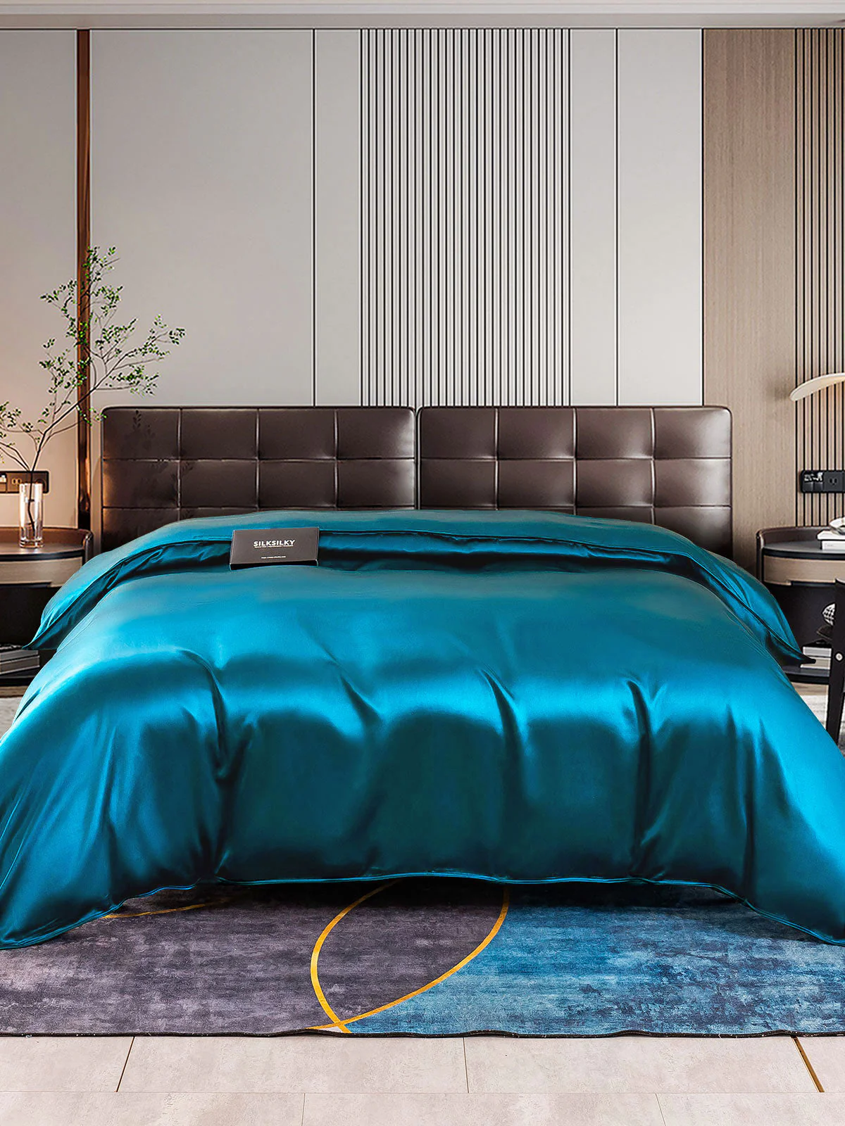 22Momme Mulberry Silk Seamless Duvet Cover - Image 34