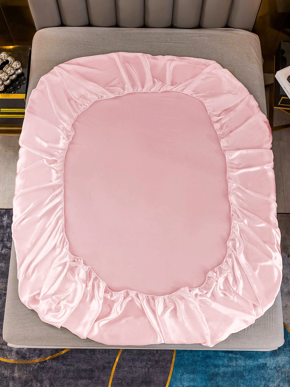 22Momme Mulberry Silk Seamless Fitted Sheet - Image 40