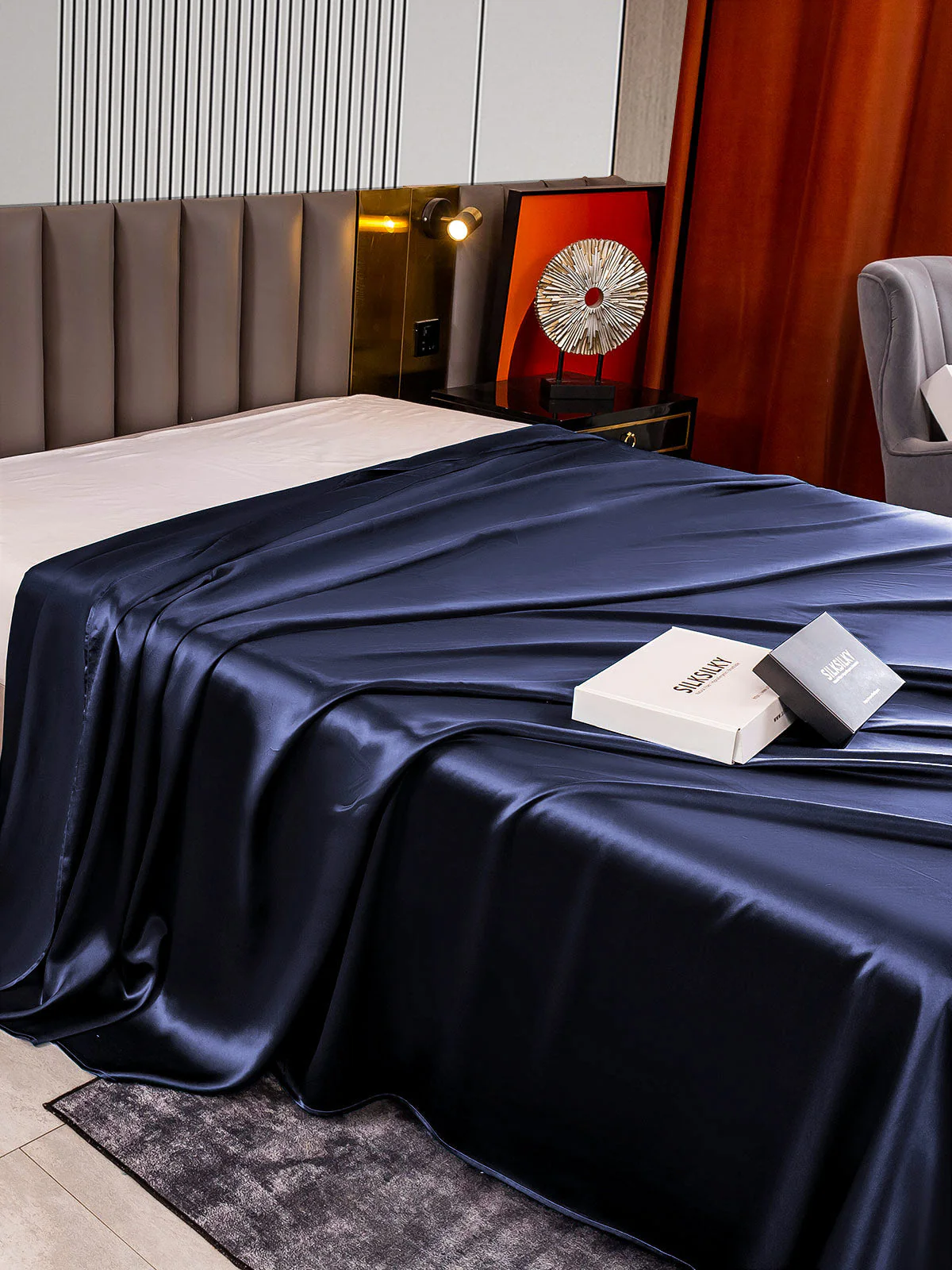 22Momme Mulberry Silk Seamless Flat Sheet - Image 20