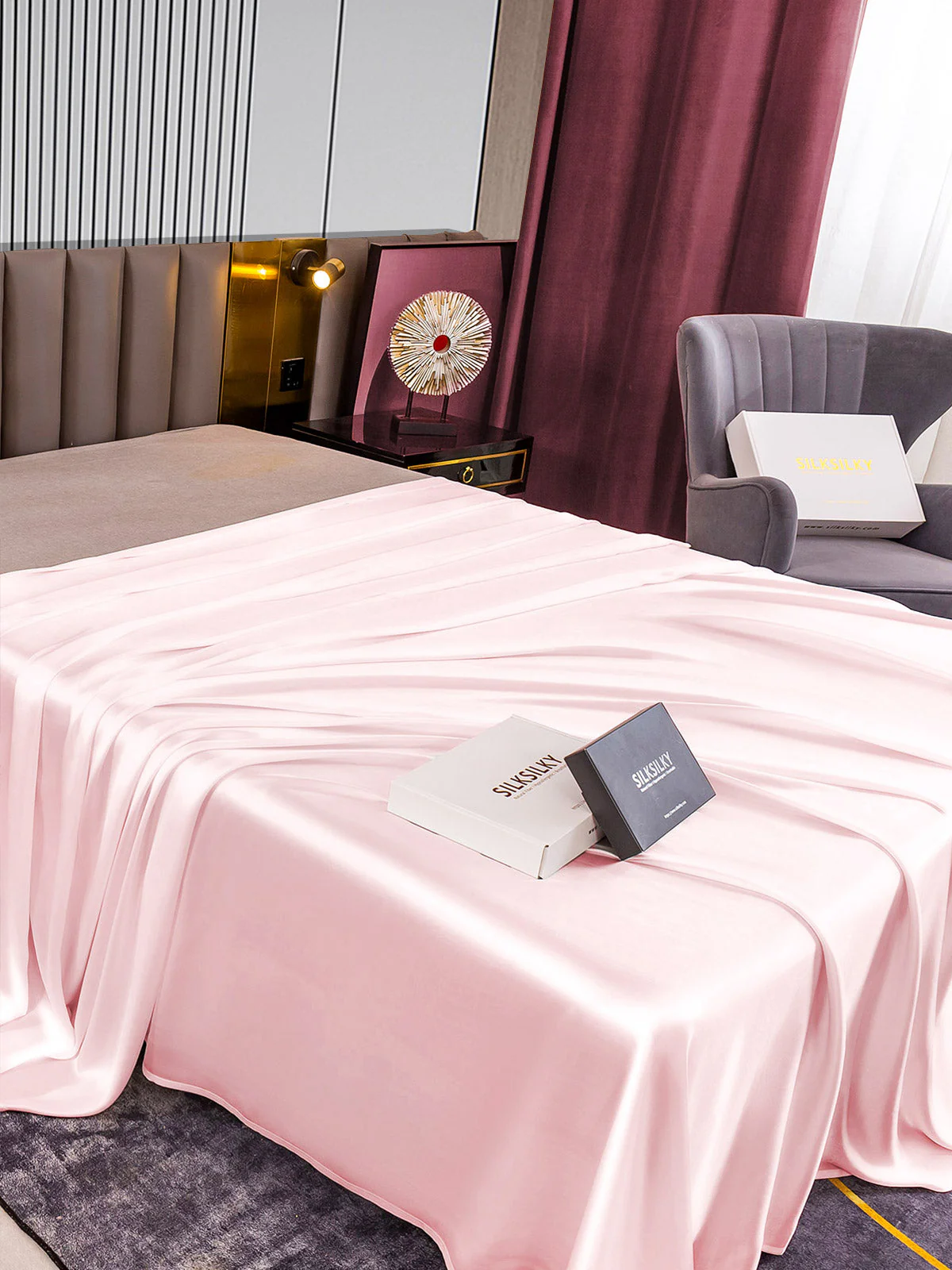 22Momme Mulberry Silk Seamless Flat Sheet - Image 35