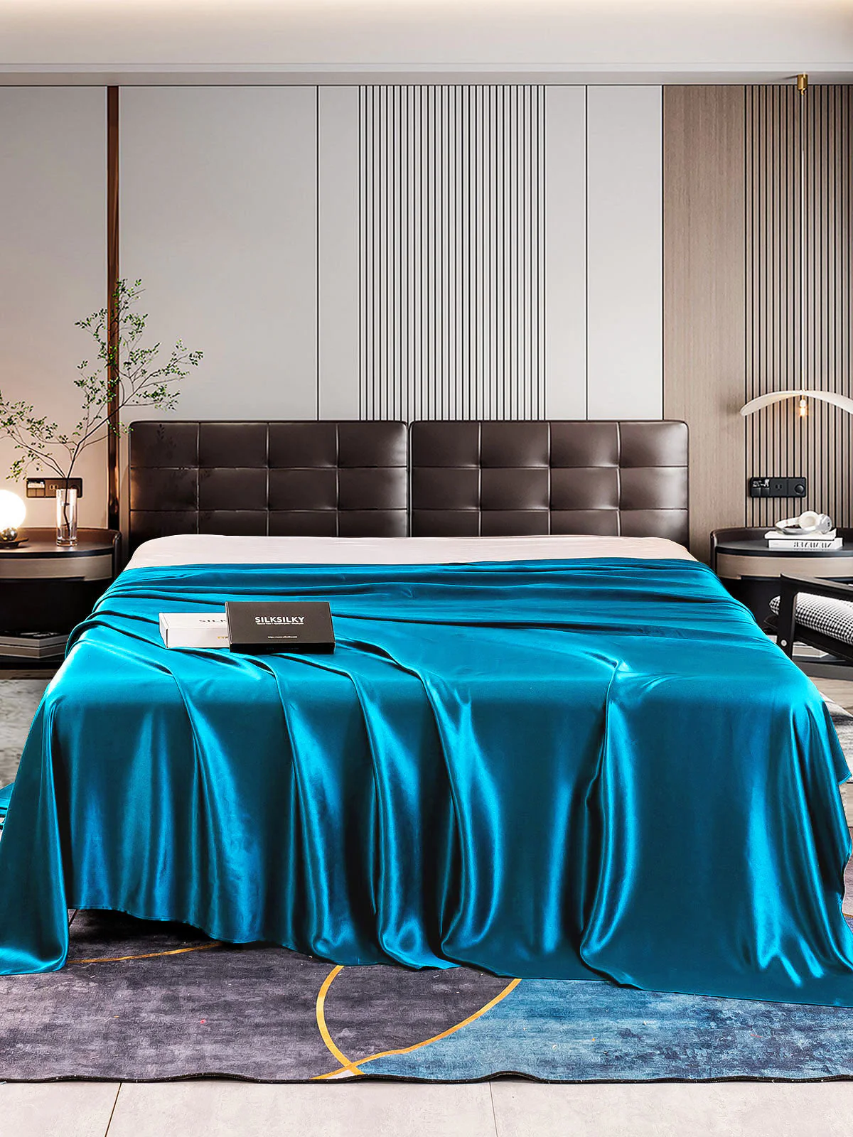 22Momme Mulberry Silk Seamless Flat Sheet - Image 36