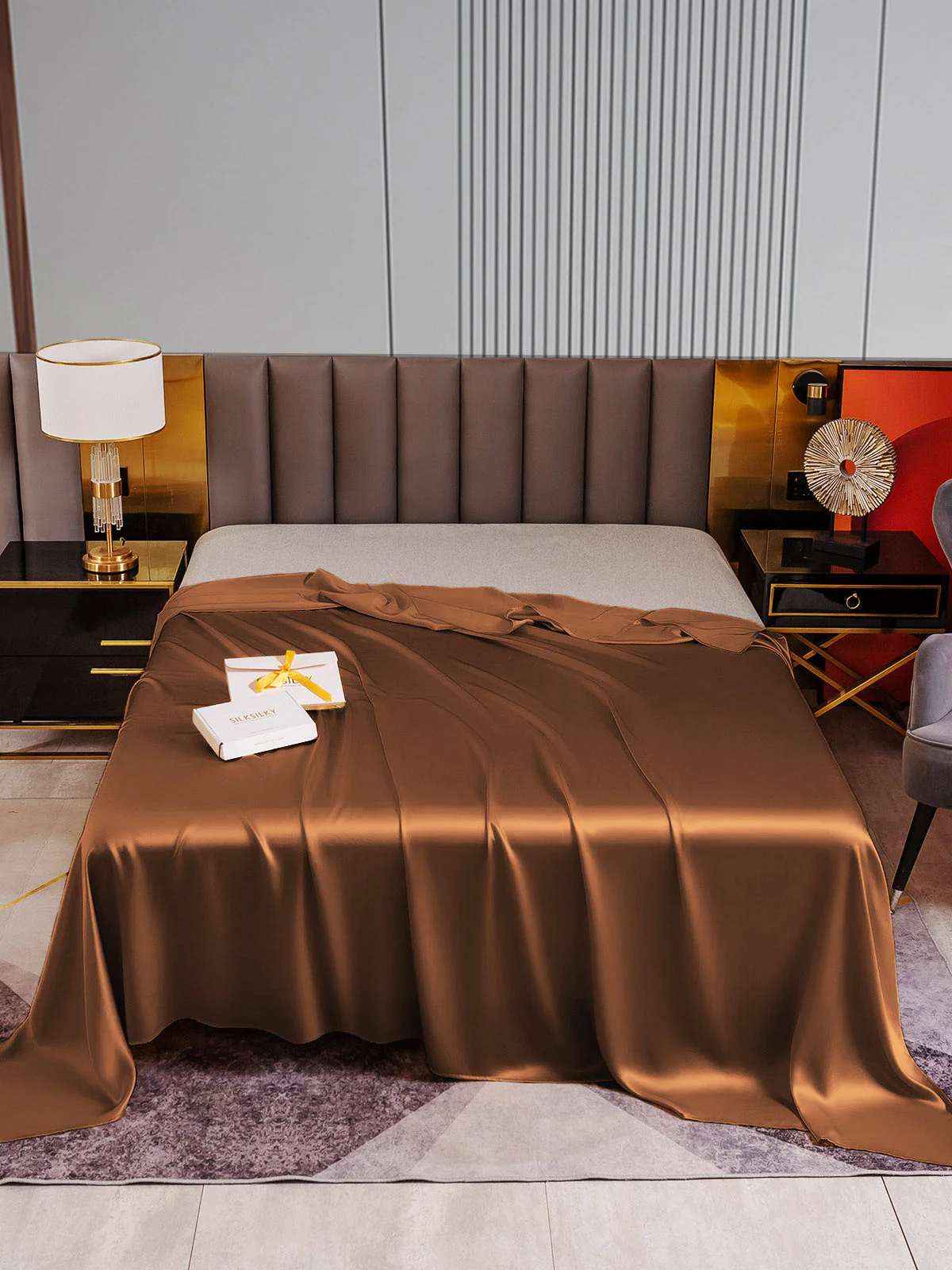 22Momme Mulberry Silk Seamless Flat Sheet - Image 39