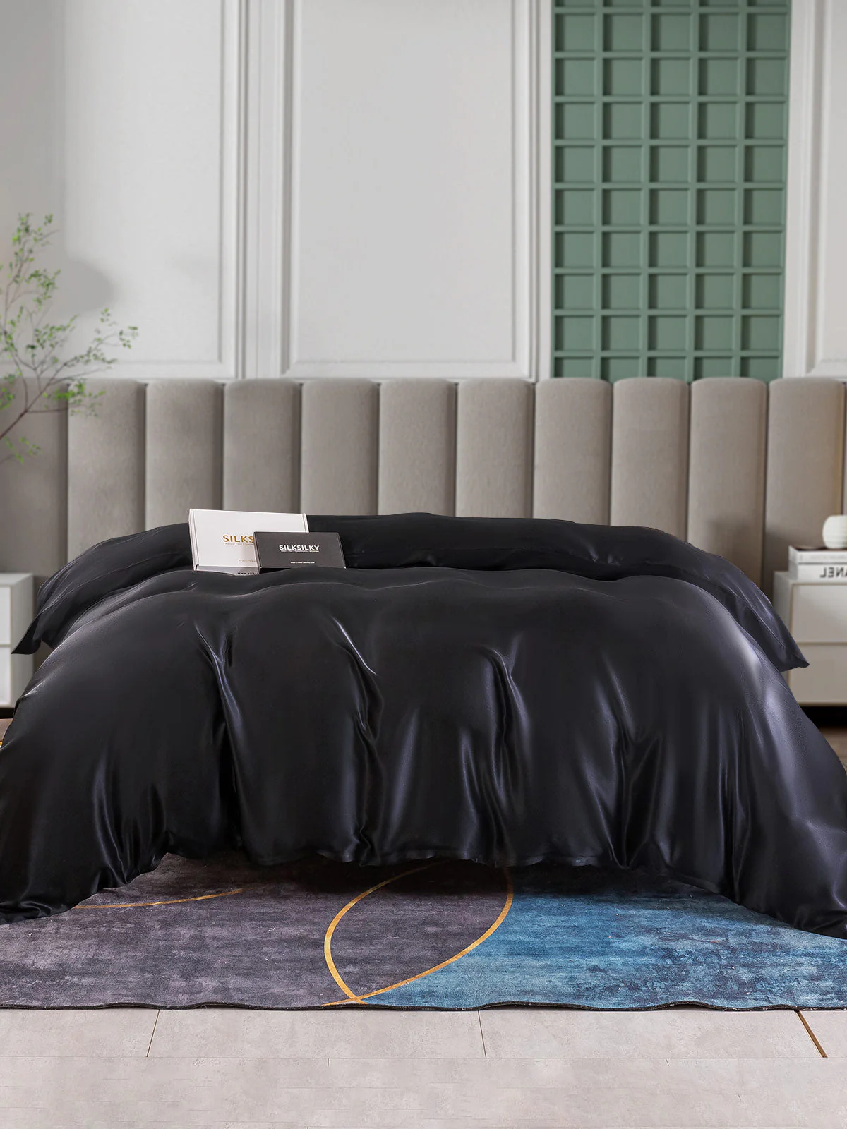 25Momme Mulberry Silk Seamless Duvet Cover (WITHOUT PILLOWCASES) - Image 11