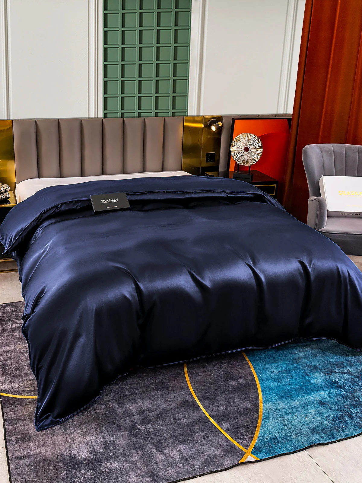 25Momme Mulberry Silk Seamless Duvet Cover (WITHOUT PILLOWCASES) - Image 16