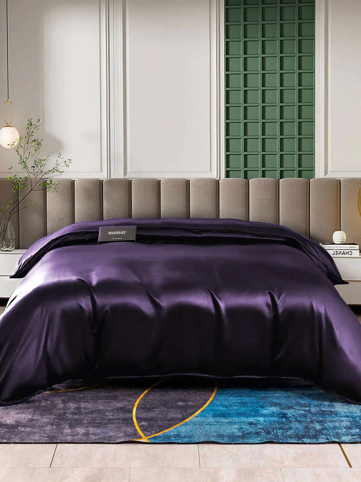 25Momme Mulberry Silk Seamless Duvet Cover (WITHOUT PILLOWCASES) - Image 28