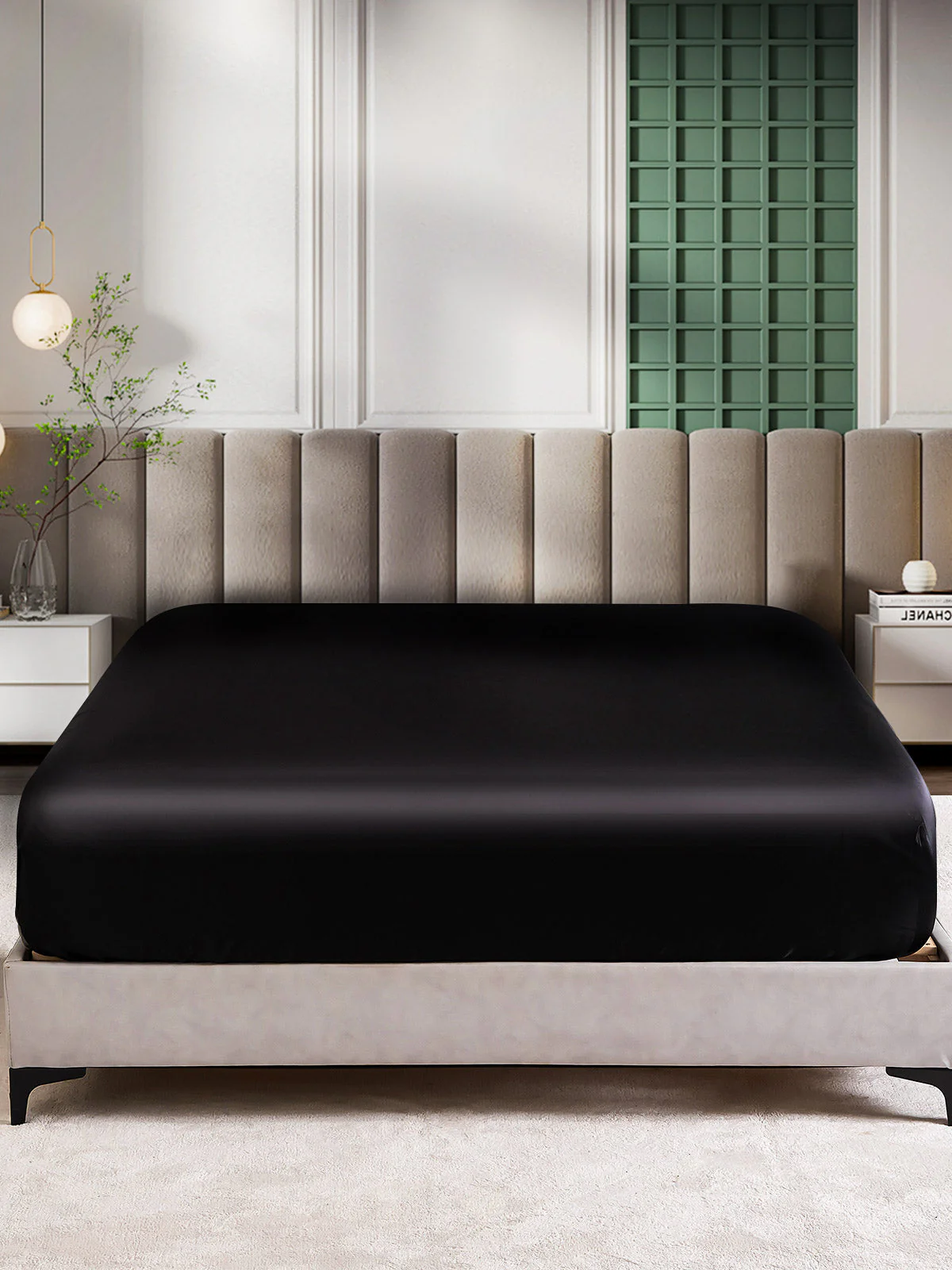 25Momme Mulberry Silk Seamless Fitted Sheet - Image 18