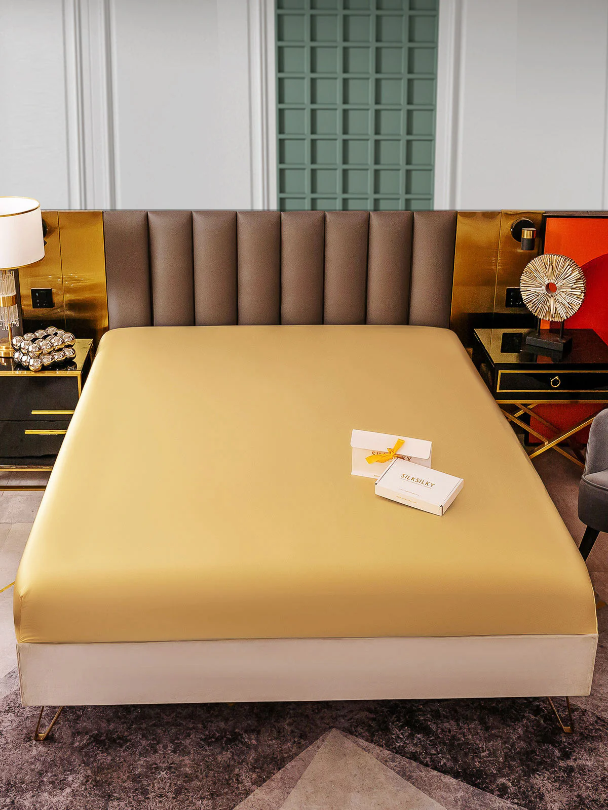 25Momme Mulberry Silk Seamless Fitted Sheet - Image 39