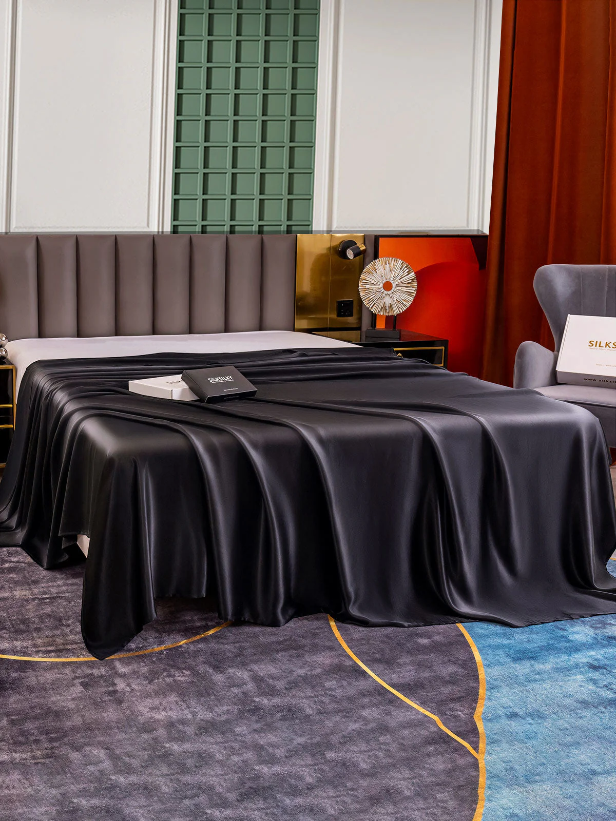 25Momme Mulberry Silk Seamless Flat Sheet - Image 16
