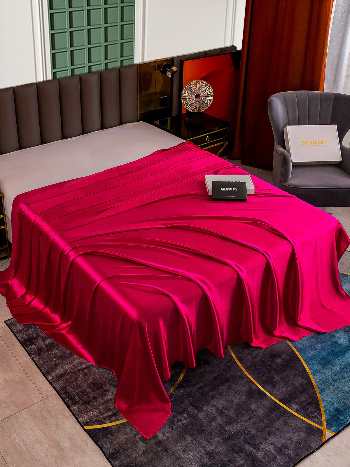 25Momme Mulberry Silk Seamless Flat Sheet - Image 19