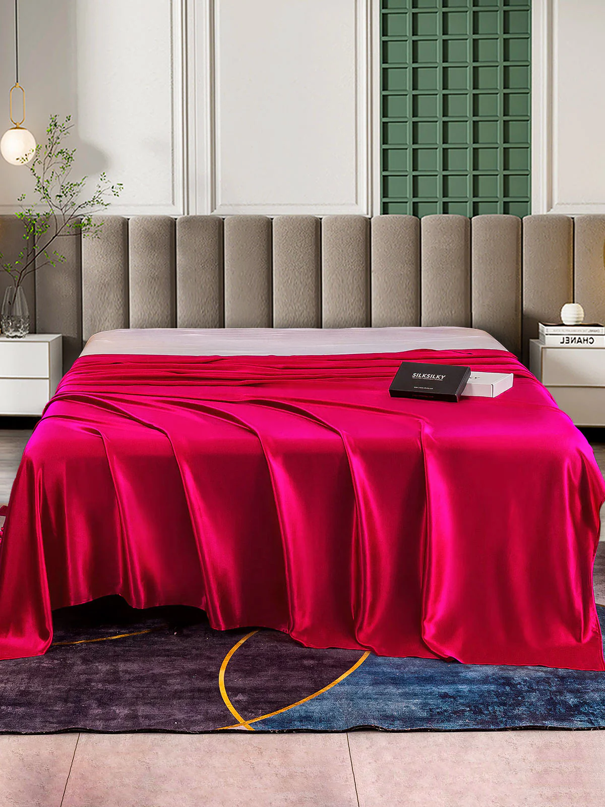 25Momme Mulberry Silk Seamless Flat Sheet - Image 20
