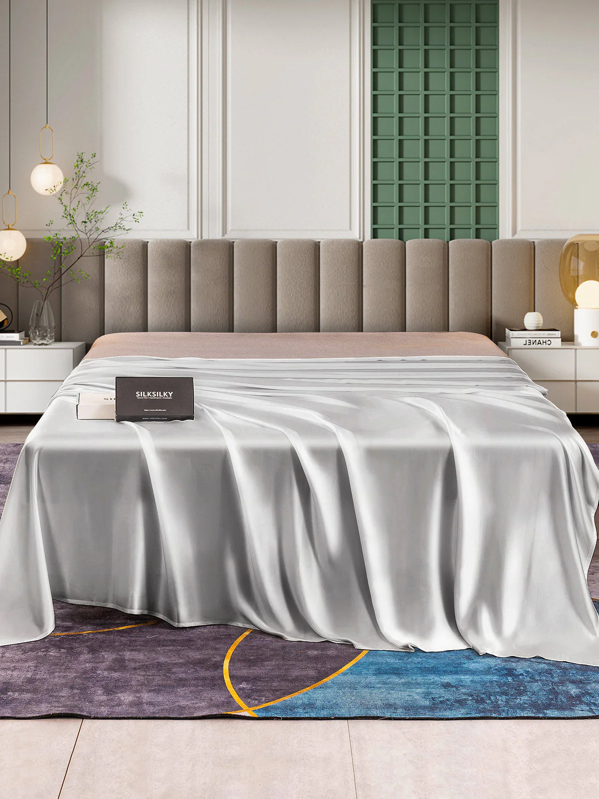 25Momme Mulberry Silk Seamless Flat Sheet - Image 23