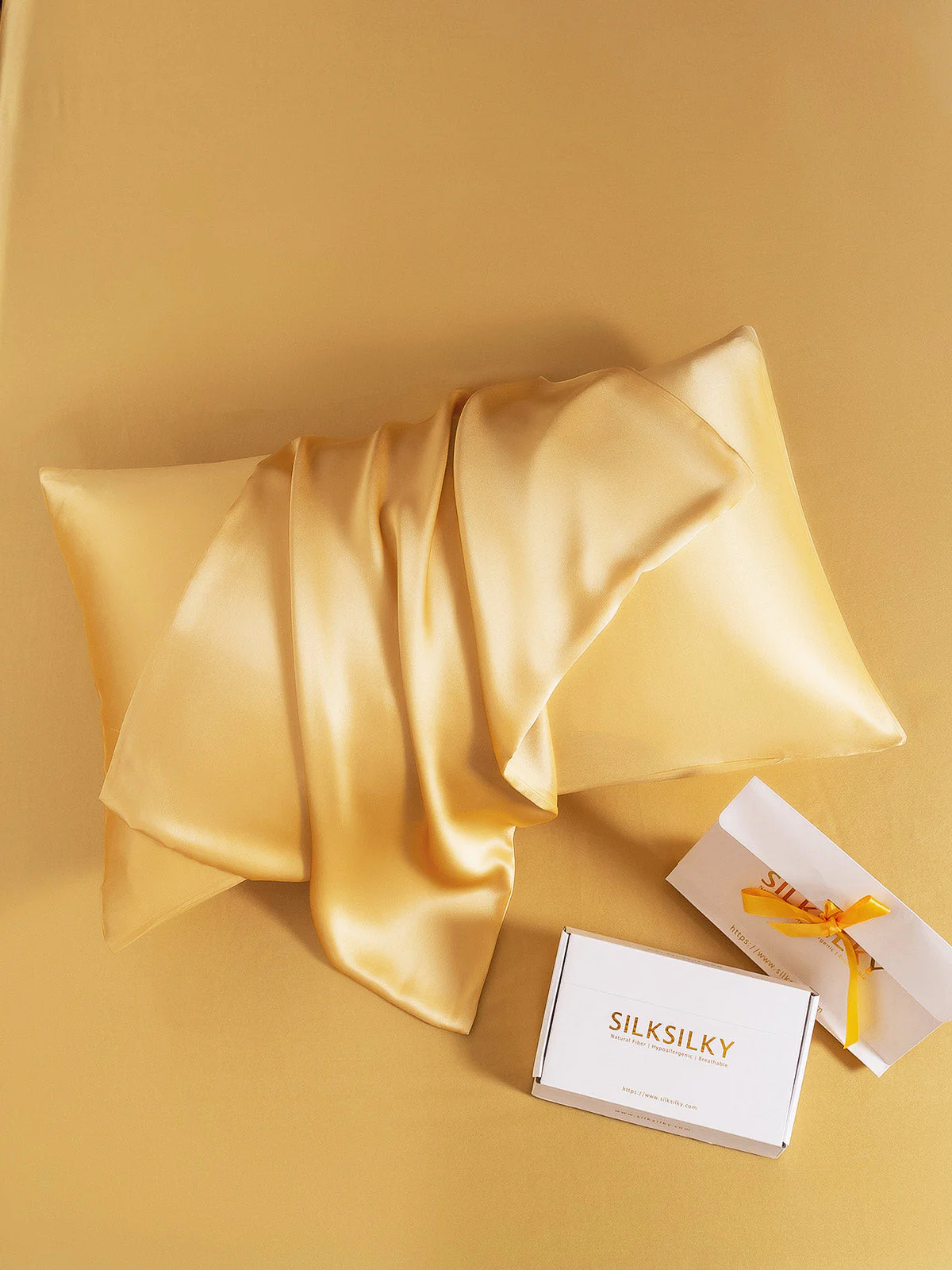 2Pcs 19Momme Pure Silk Pillowcases Bundle - Hidden Zipper - Image 56