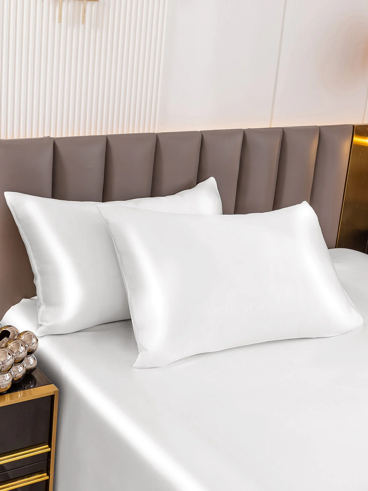 2Pcs 22Momme 100% Silk Pillowcases Bundle - Hidden Zipper - Image 27