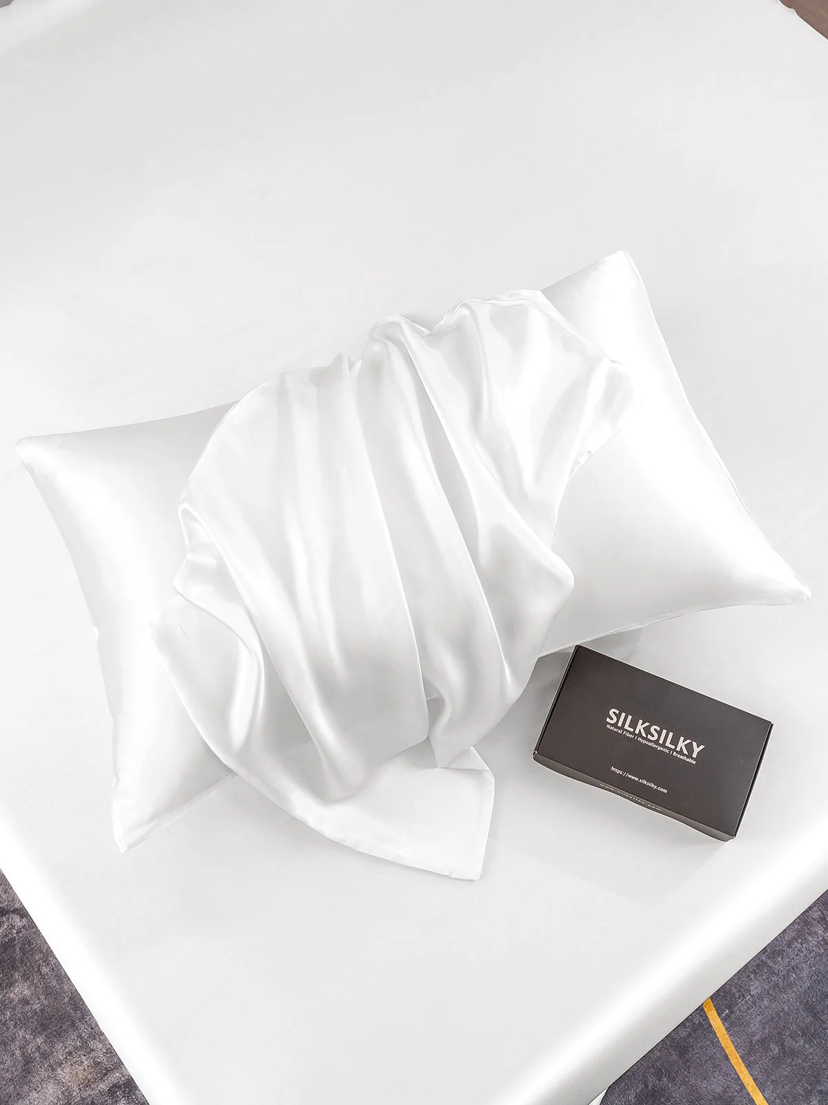 2Pcs 30Momme 100% Silk Pillowcases Bundle- Envelope - Image 12