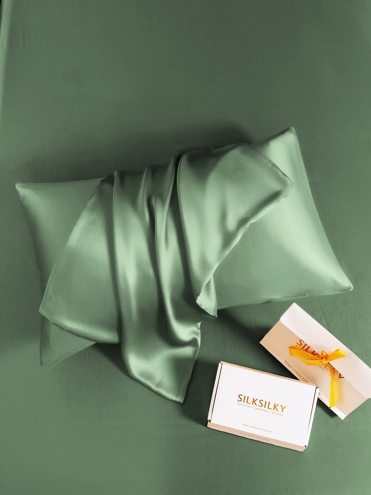 2Pcs 30Momme 100% Silk Pillowcases Bundle- Envelope - Image 58