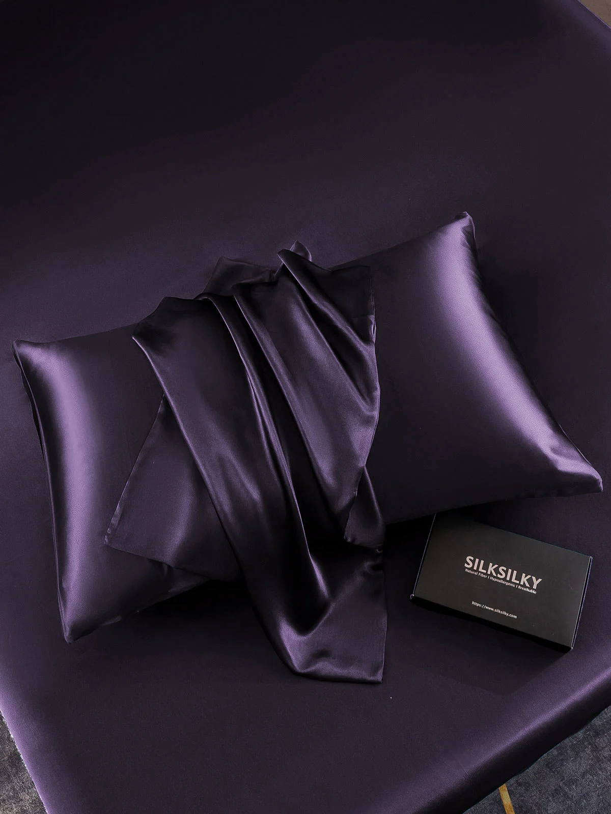 30Momme Luxurious 100% Silk Pillowcase - Envelope - Image 55