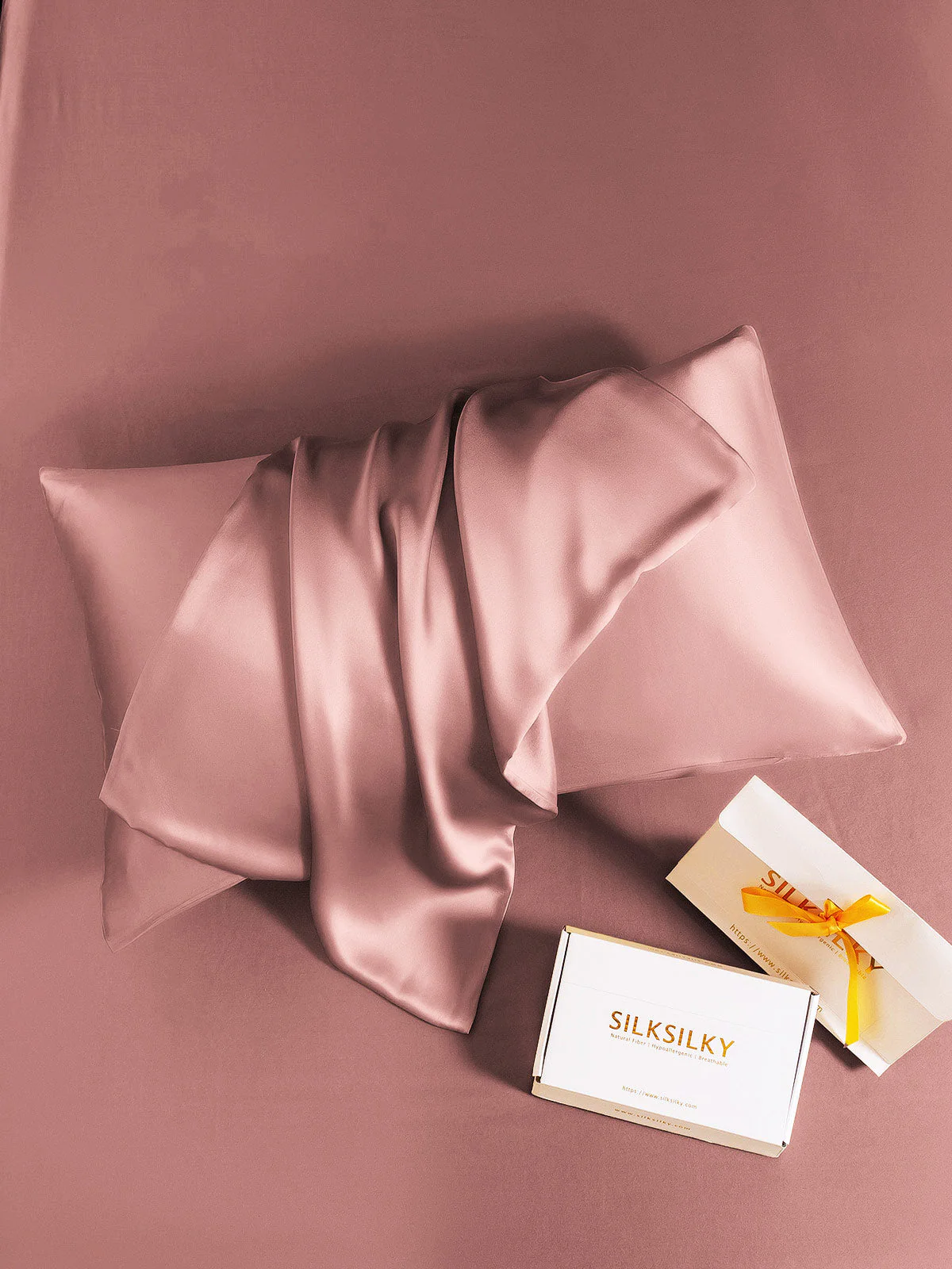 30Momme Luxurious 100% Silk Pillowcase - Envelope - Image 67