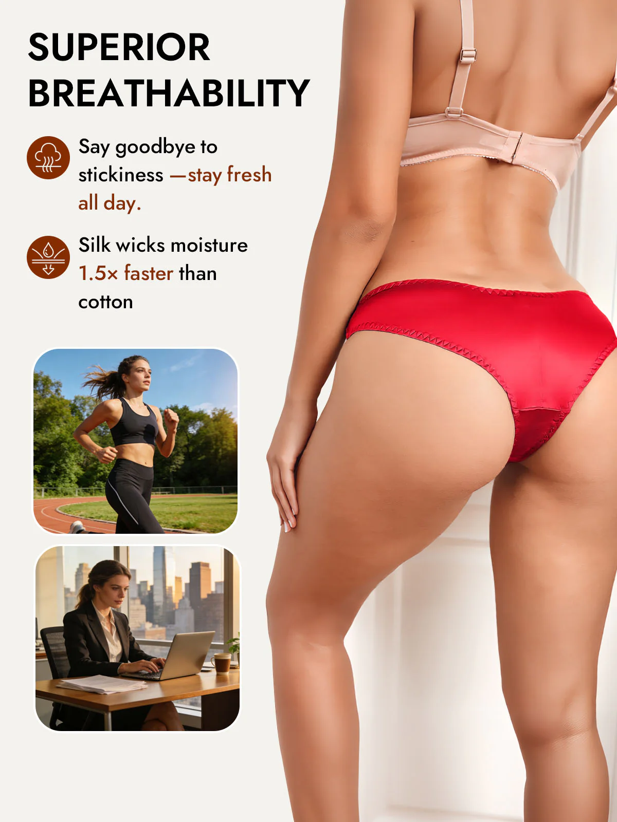 Comfy Pure Silk Panty - Image 13