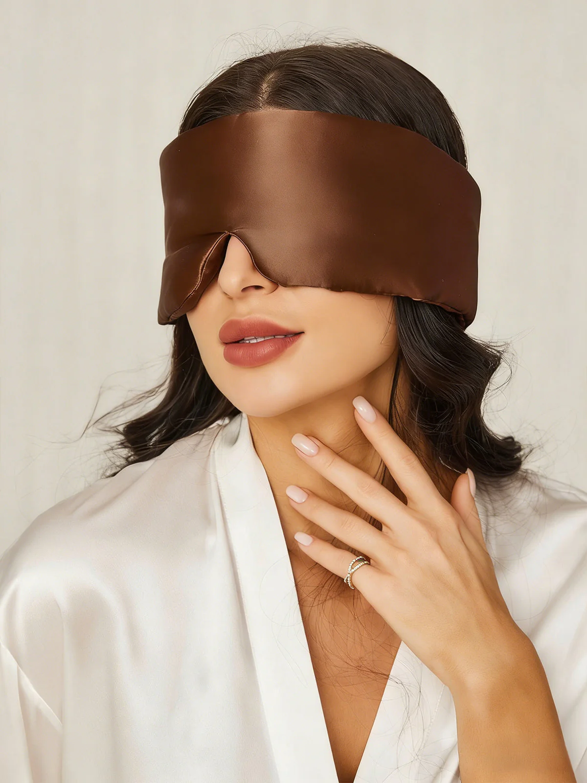 Elegant One Piece Silk Sleep Eye Mask - Image 67