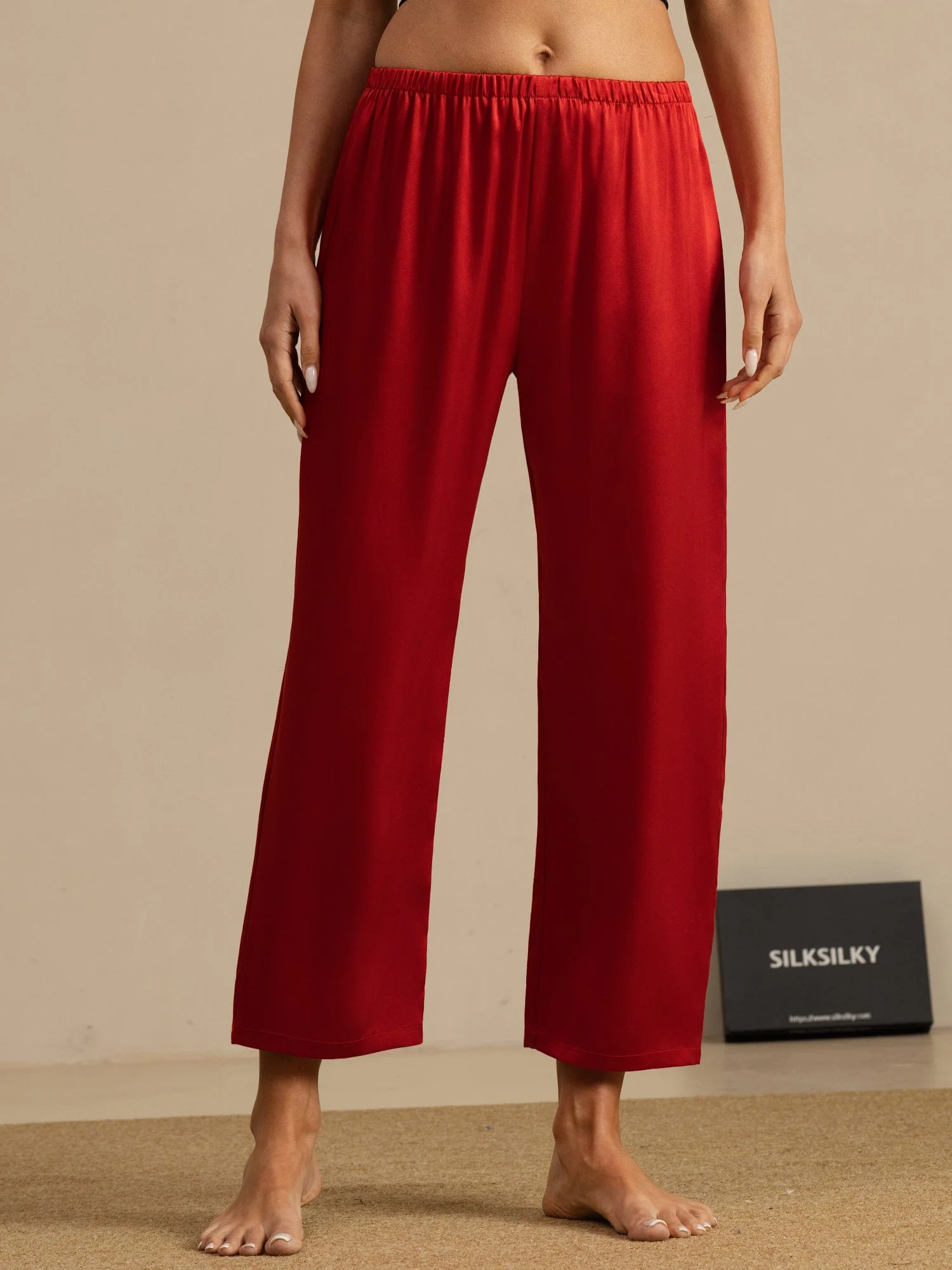 Pure Silk Classic Women's Sleep Pants - Image 16