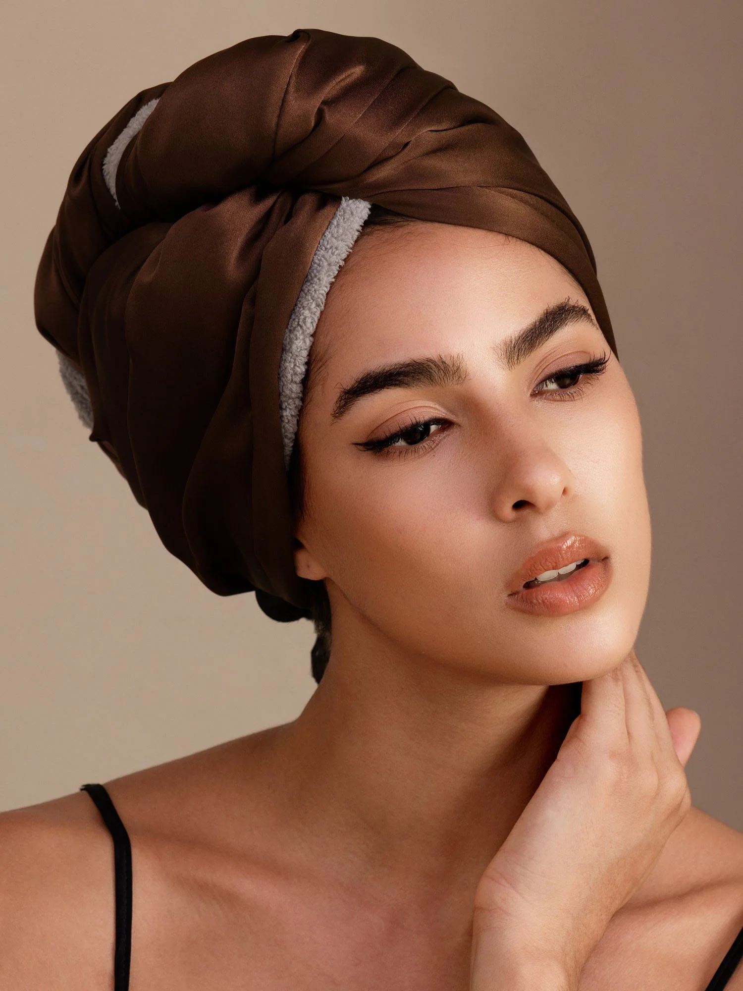 100% Mulberry Silk Double-Sided Hair Towel Wrap – Quick Dry, Frizz Free & Gentle on Hair - Image 10