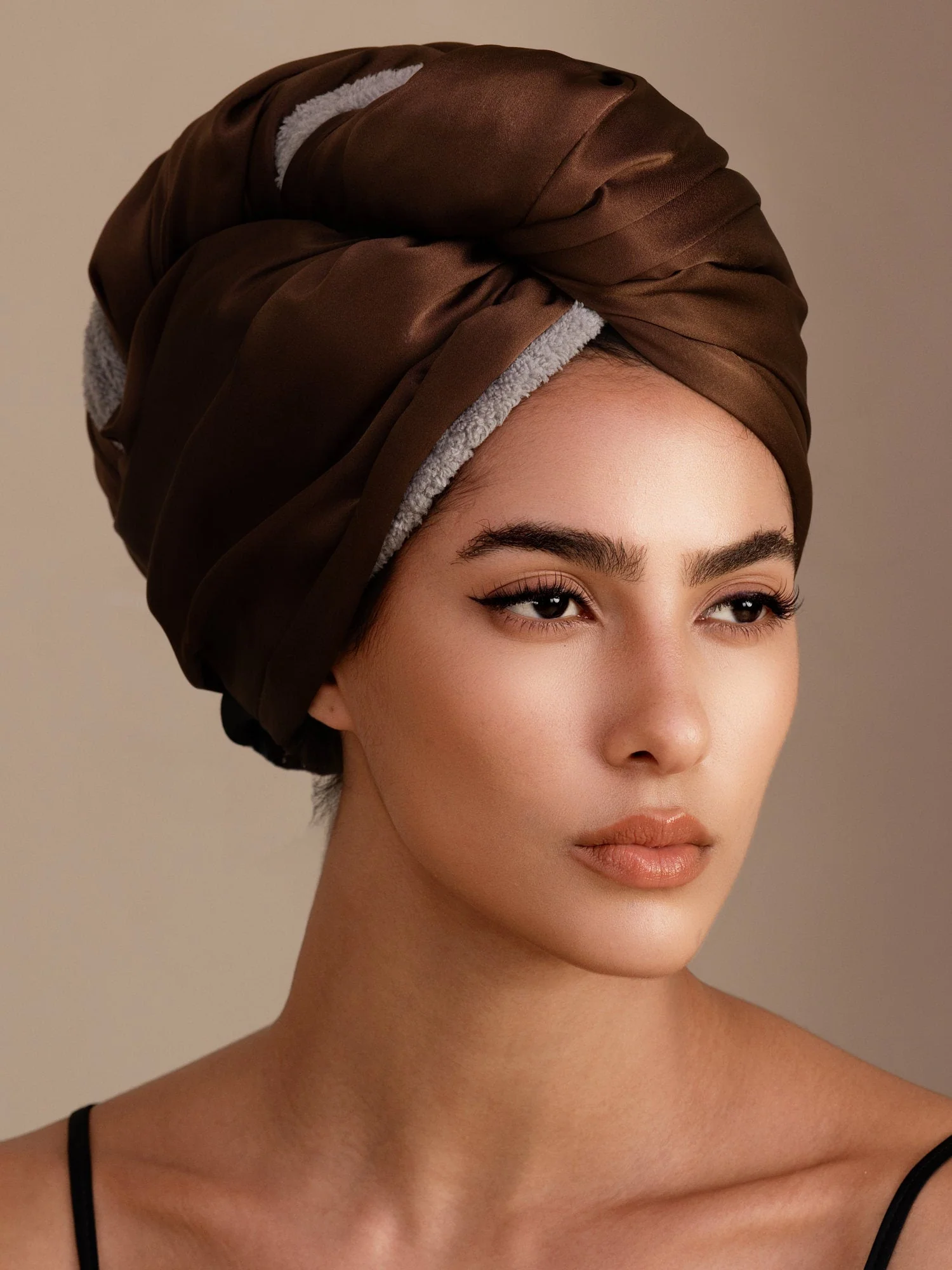 100% Mulberry Silk Double-Sided Hair Towel Wrap – Quick Dry, Frizz Free & Gentle on Hair - Image 13