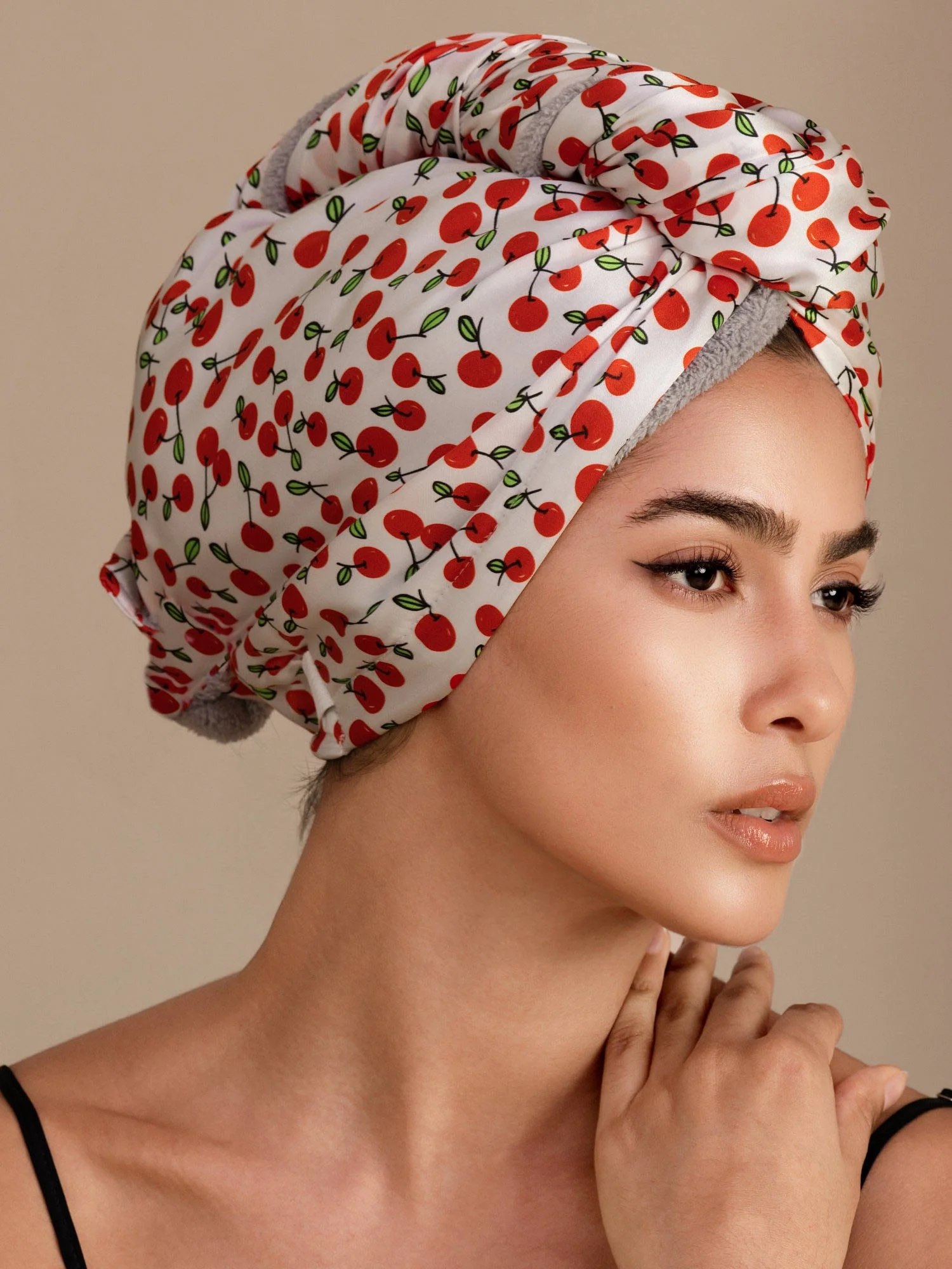 100% Mulberry Silk Double-Sided Hair Towel Wrap – Quick Dry, Frizz Free & Gentle on Hair - Image 14