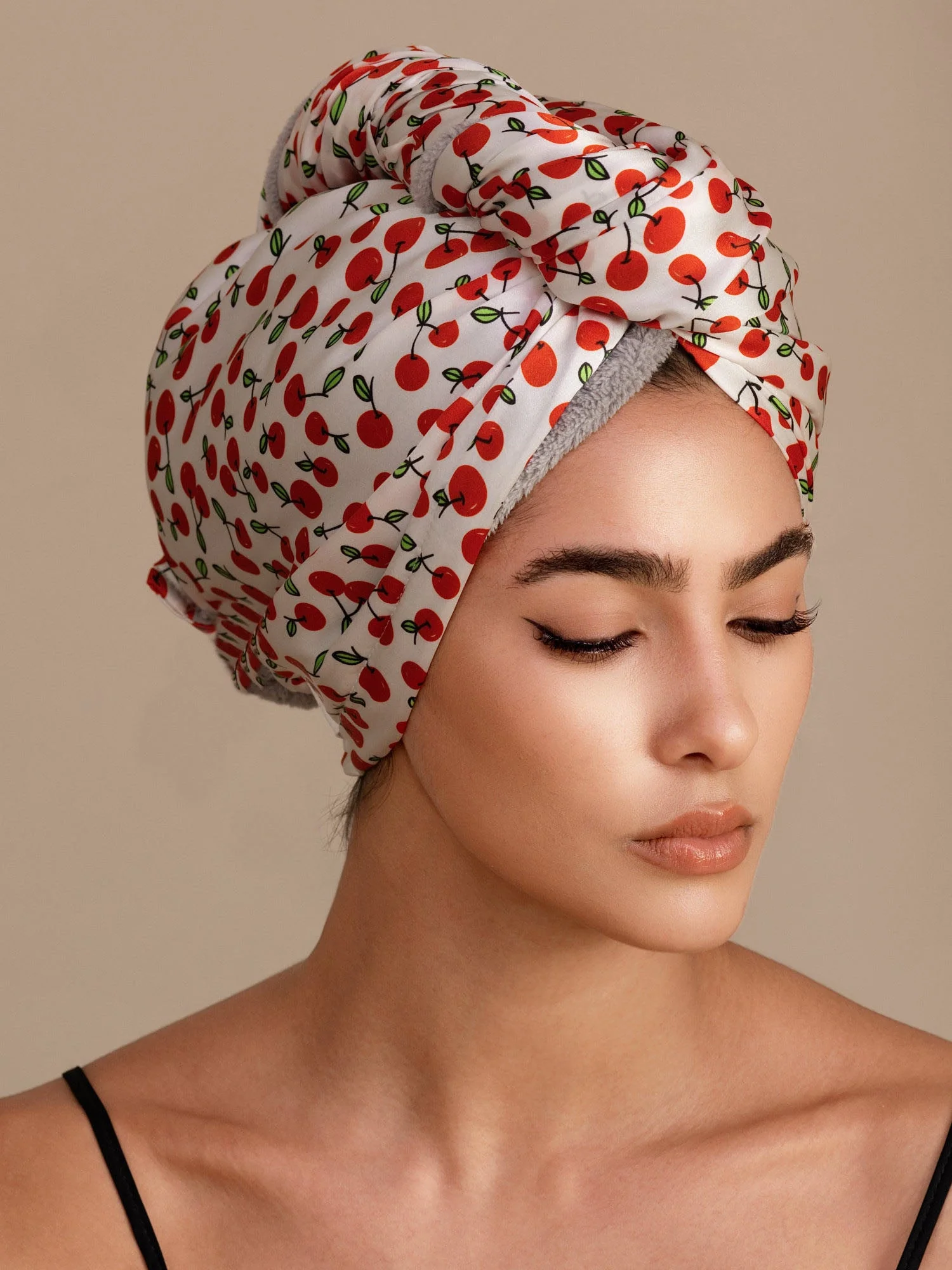 100% Mulberry Silk Double-Sided Hair Towel Wrap – Quick Dry, Frizz Free & Gentle on Hair - Image 16