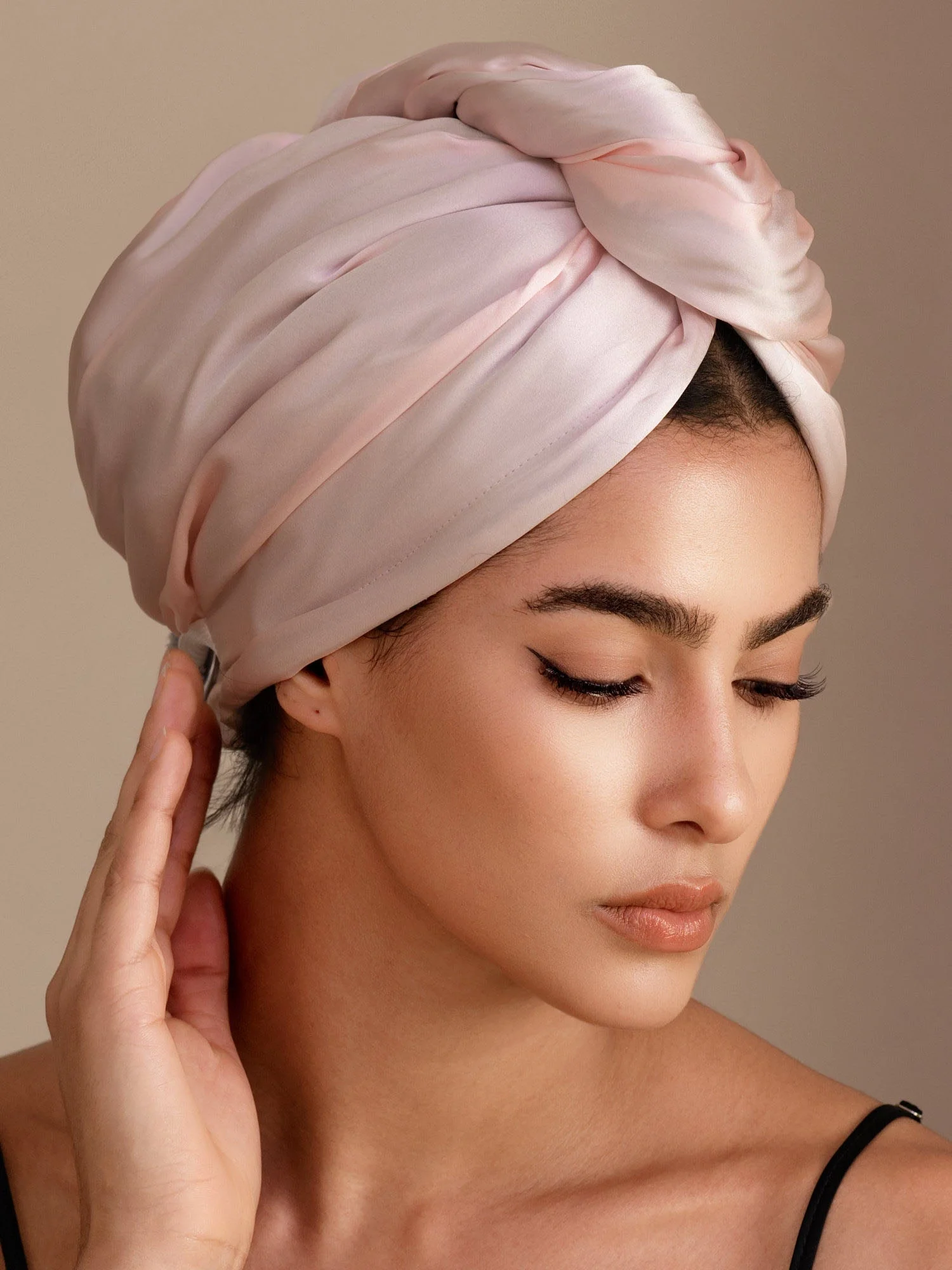 100% Mulberry Silk Double-Sided Hair Towel Wrap – Quick Dry, Frizz Free & Gentle on Hair - Image 25
