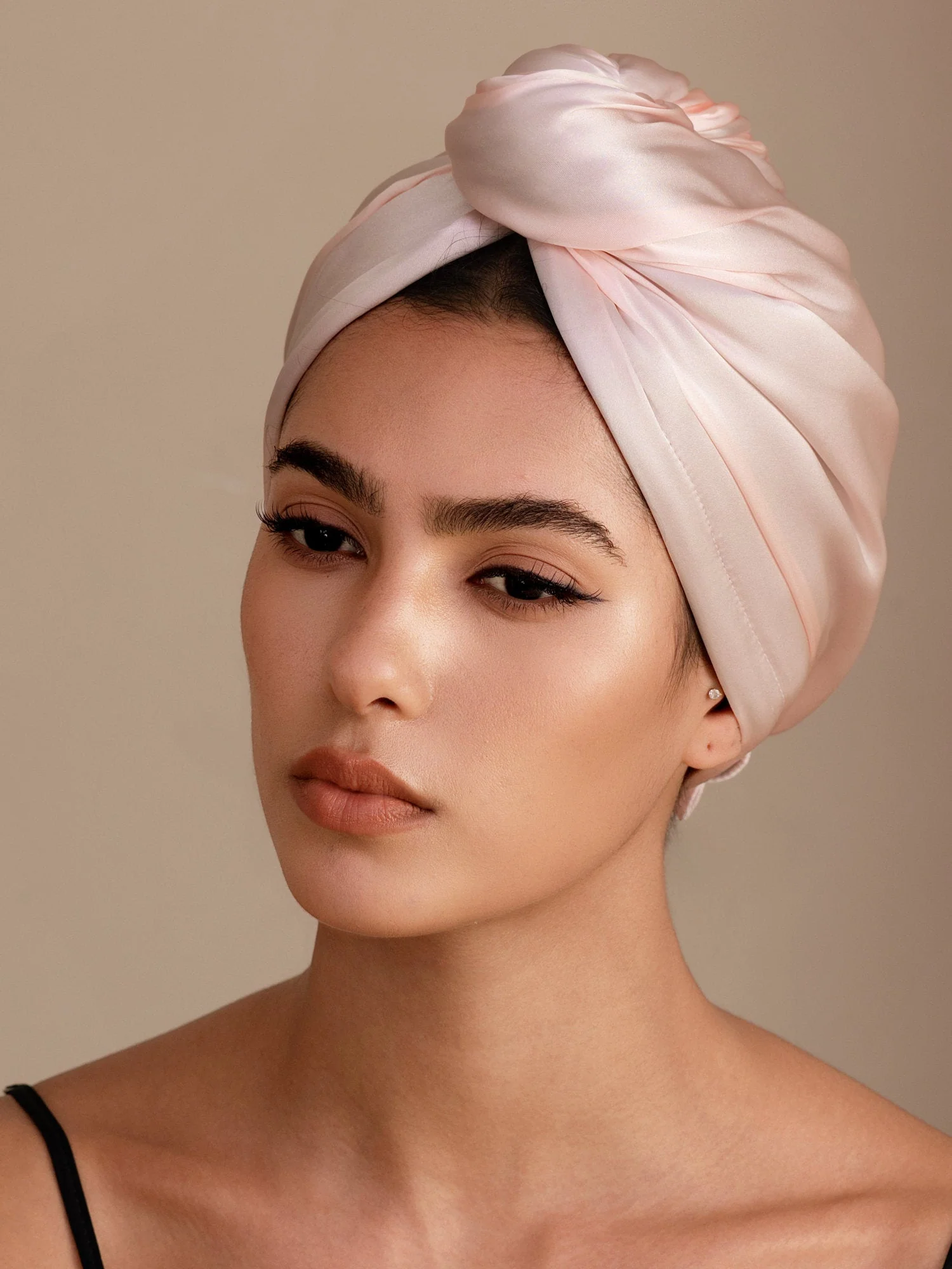 100% Mulberry Silk Double-Sided Hair Towel Wrap – Quick Dry, Frizz Free & Gentle on Hair - Image 26