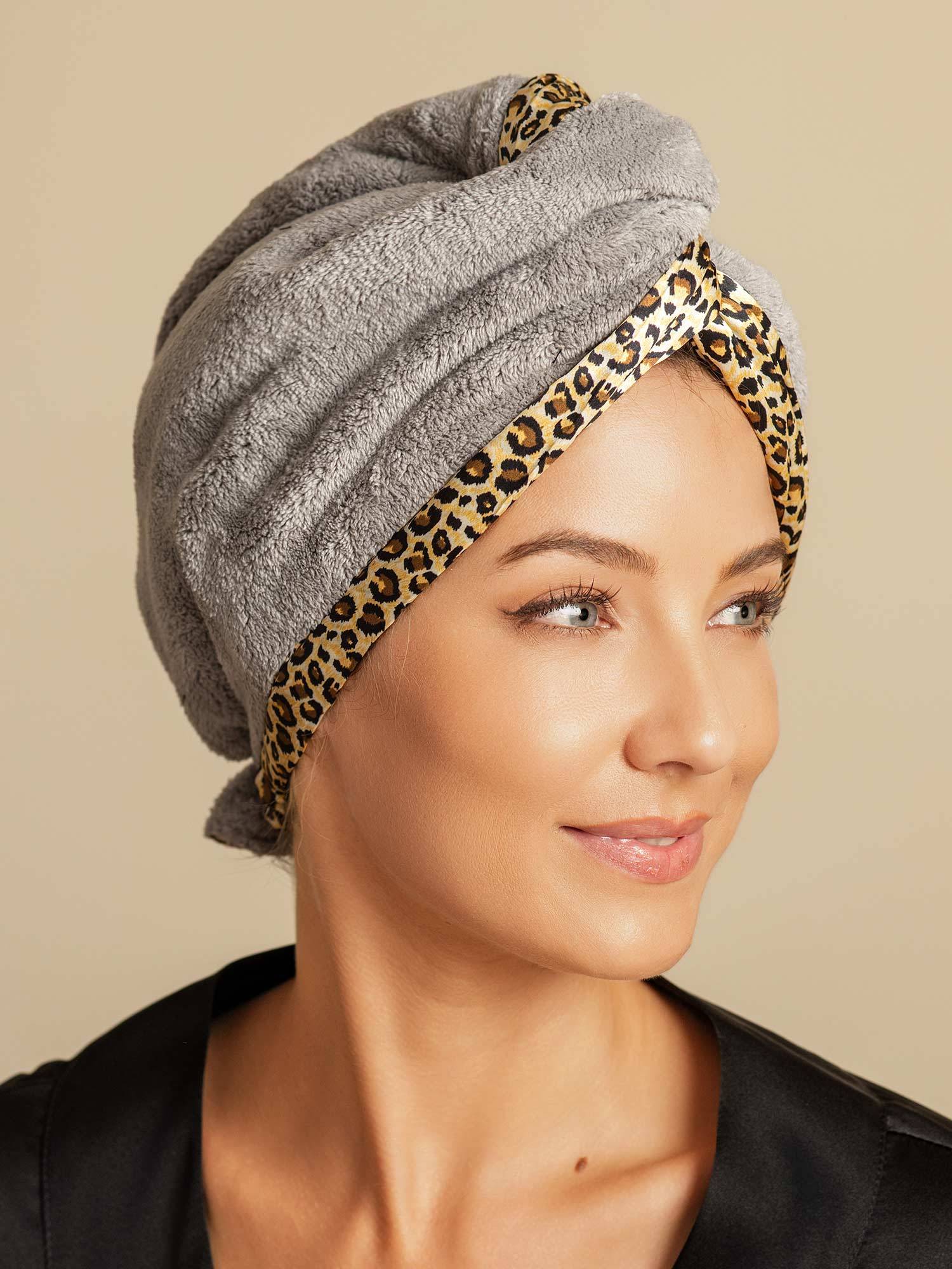 100% Mulberry Silk Double-Sided Hair Towel Wrap – Quick Dry, Frizz Free & Gentle on Hair - Image 50