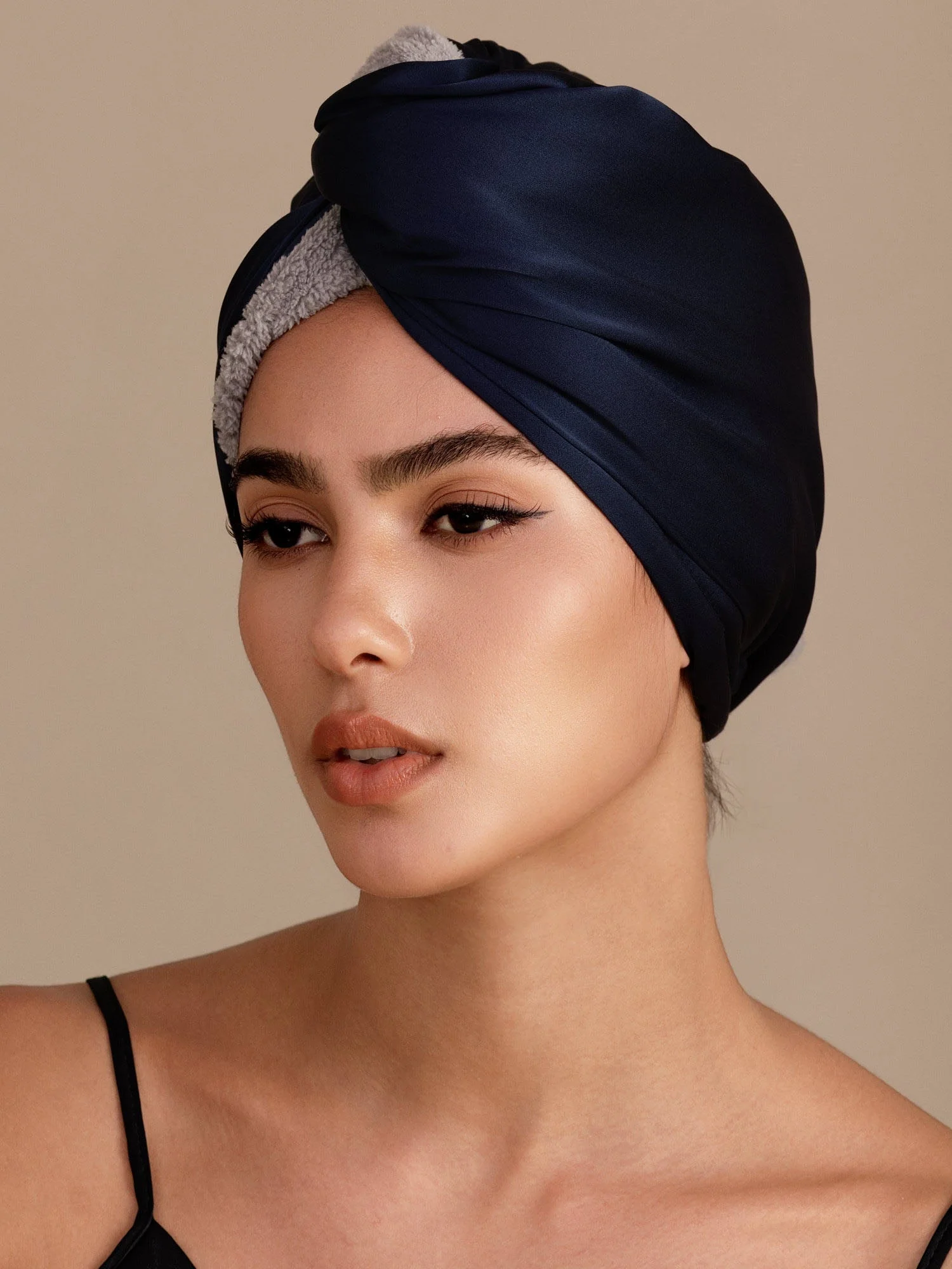 100% Mulberry Silk Double-Sided Hair Towel Wrap – Quick Dry, Frizz Free & Gentle on Hair - Image 7