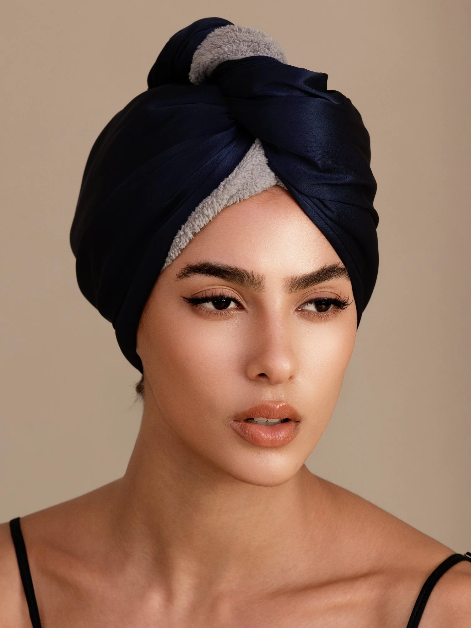100% Mulberry Silk Double-Sided Hair Towel Wrap – Quick Dry, Frizz Free & Gentle on Hair - Image 9