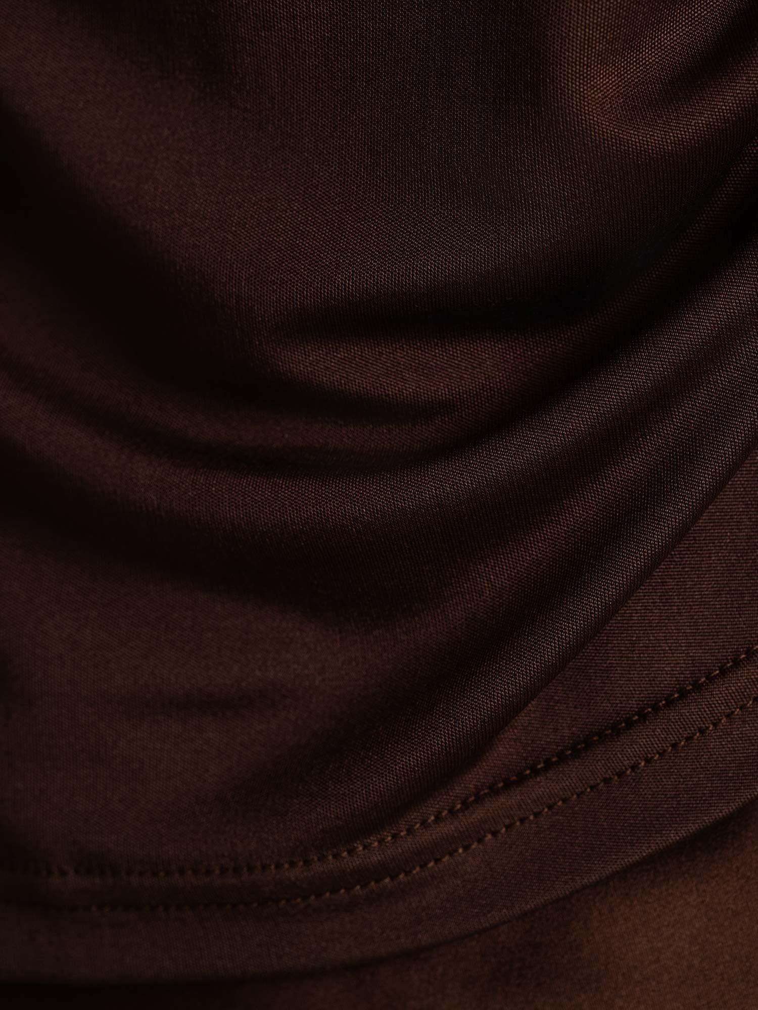 Pure Silk Short Sleeve Mock Women's T-Shirt - Image 13